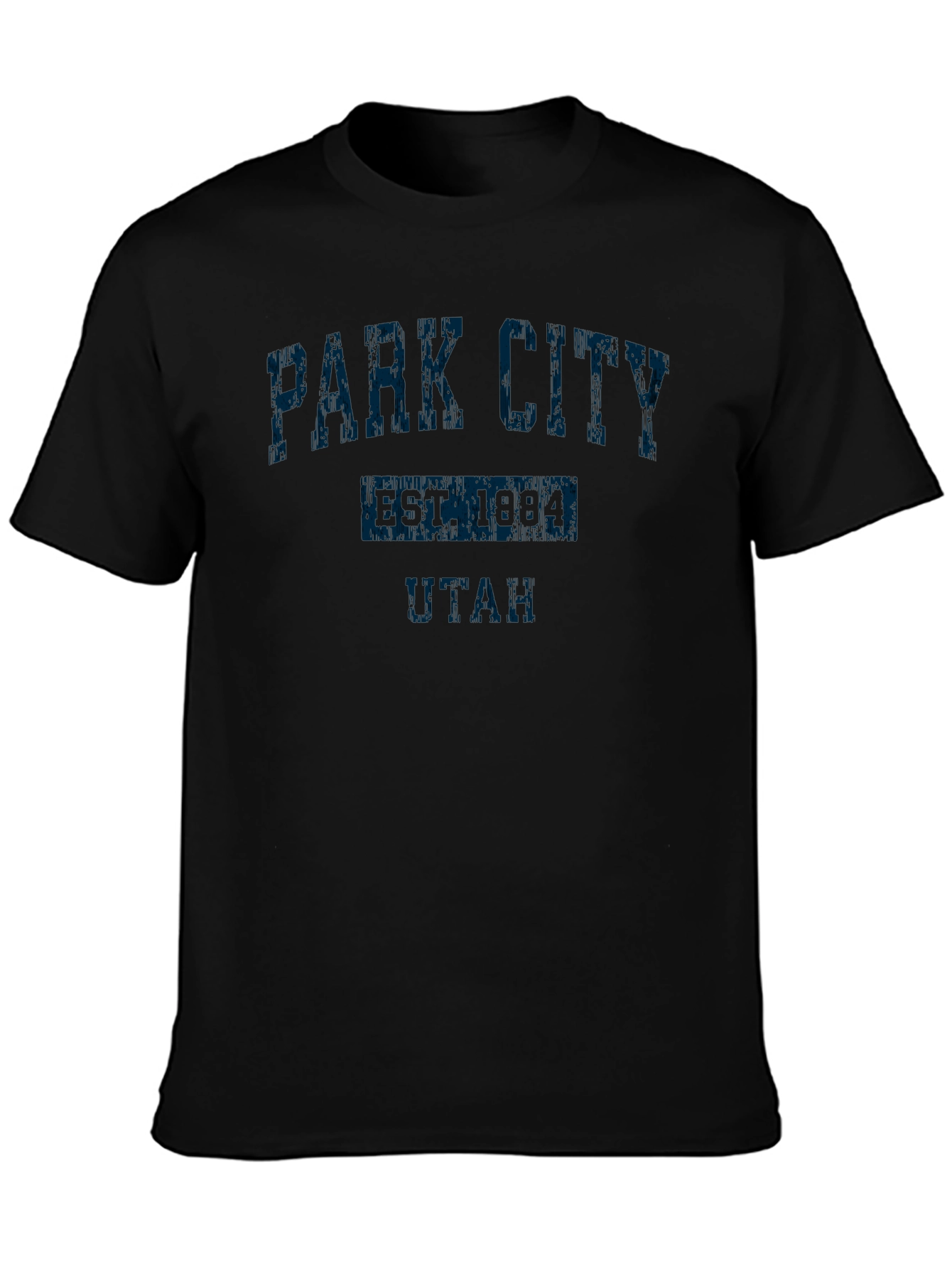 Park City Utah T-Shirt Est. 1884 Distressed Graphic Tee