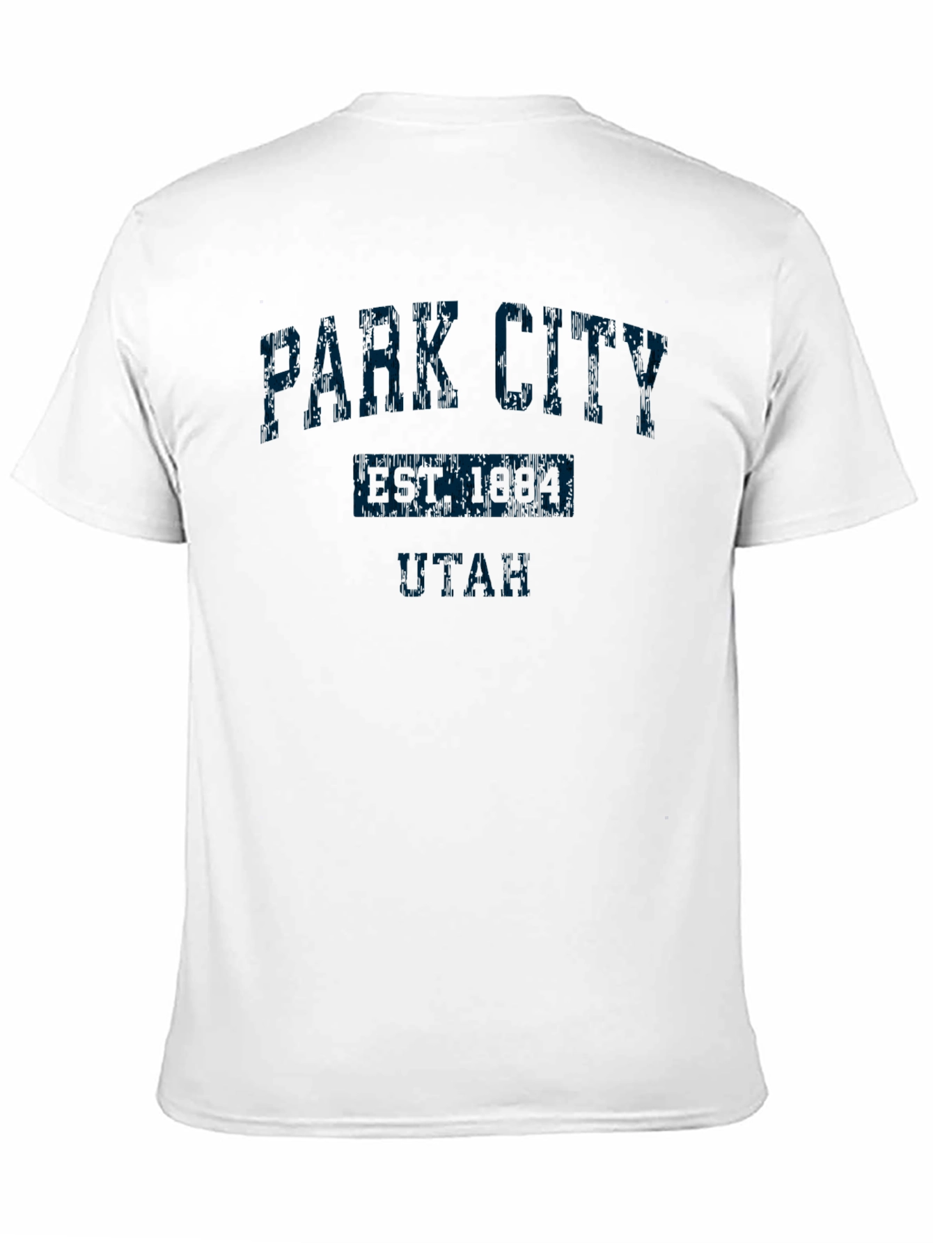 Park City Utah T-Shirt Est. 1884 Distressed Graphic Tee