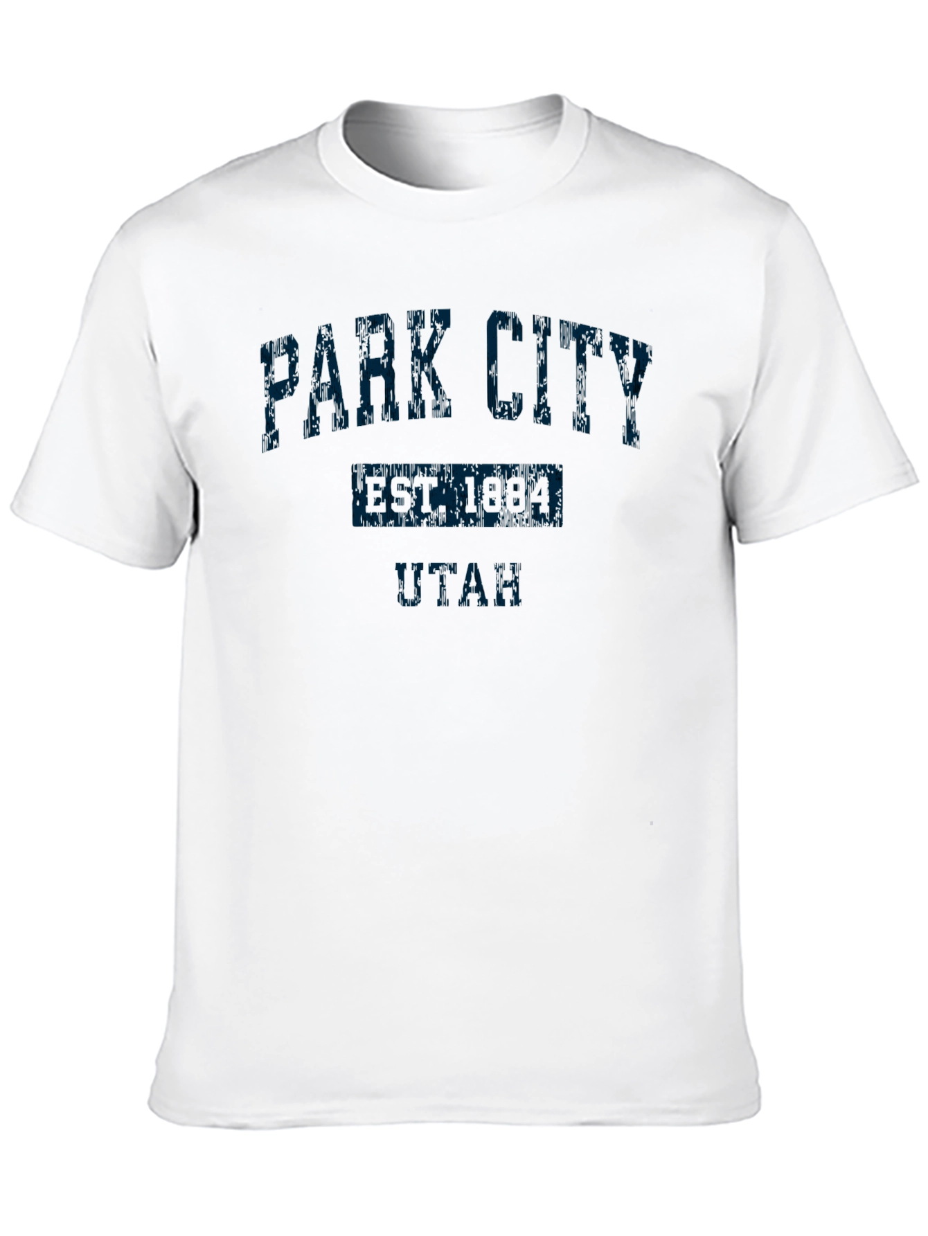 Park City Utah T-Shirt Est. 1884 Distressed Graphic Tee