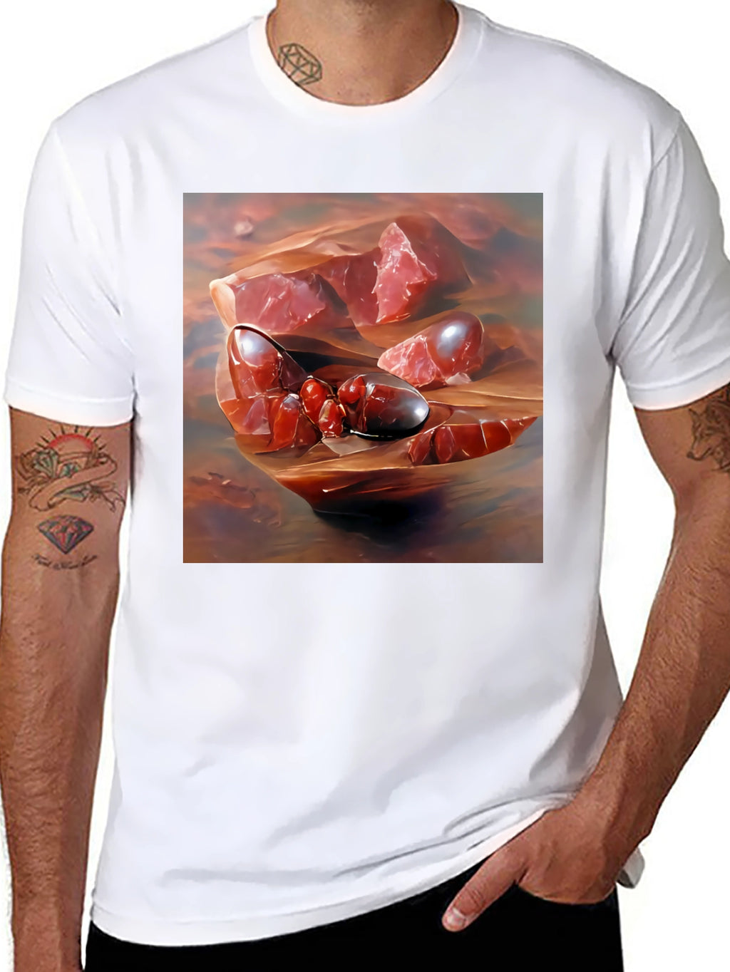 Abstract Red Gem T-Shirt