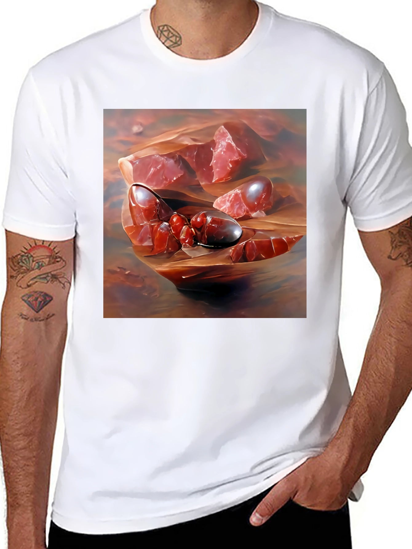 Abstract Red Gem T-Shirt