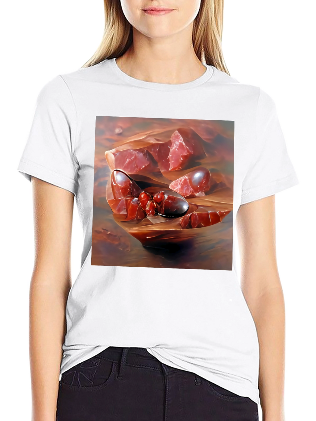 Abstract Red Gem T-Shirt