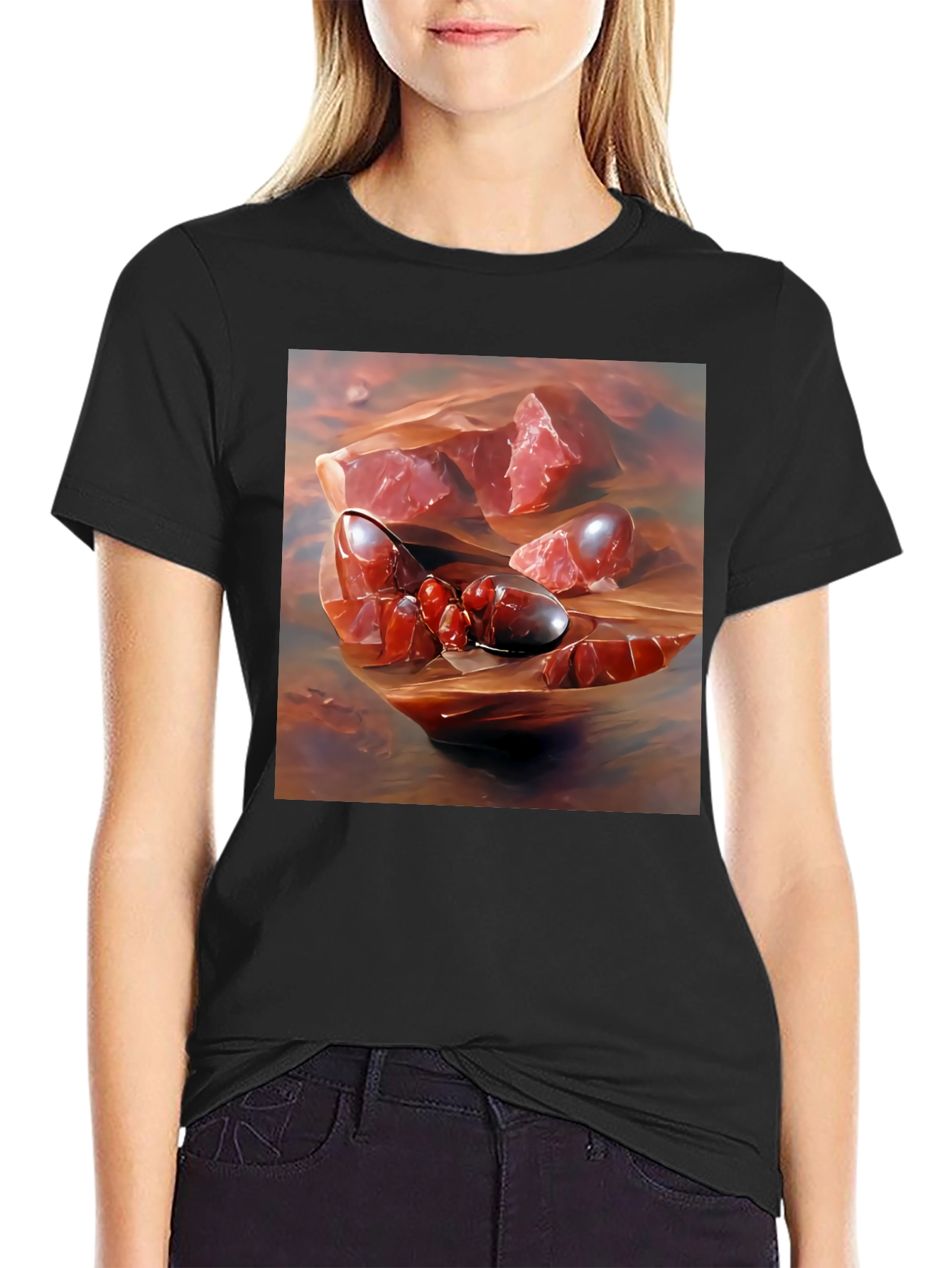 Abstract Red Gem T-Shirt