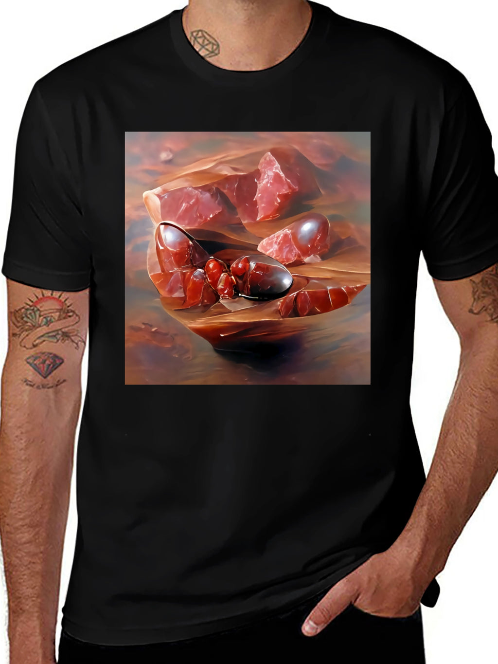 Abstract Red Gem T-Shirt