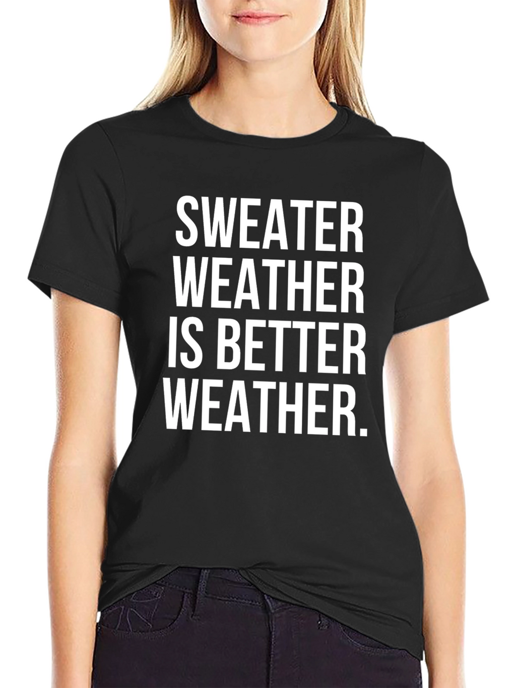 Sweater Weather Graphic Tee - Cozy Season Apparel