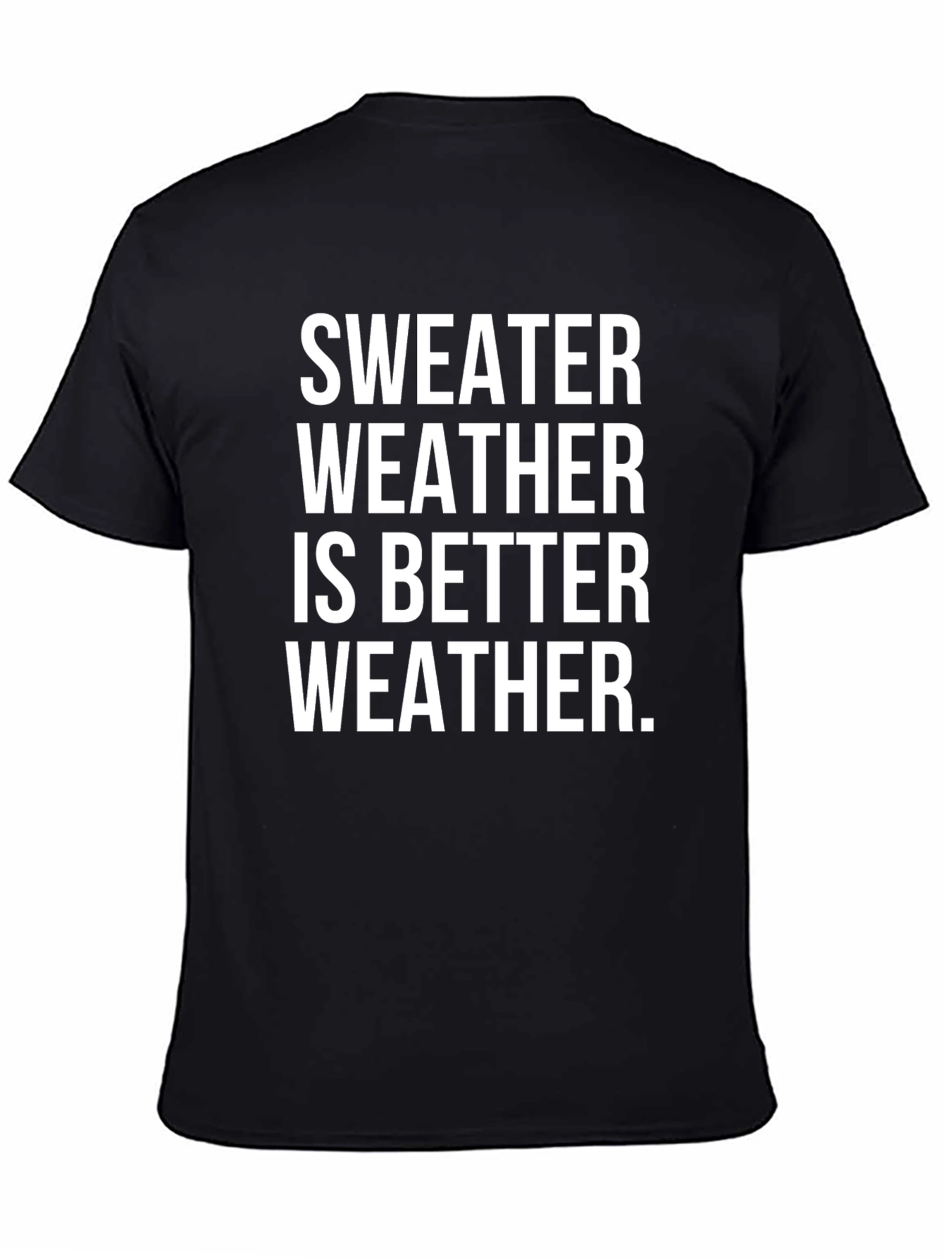 Sweater Weather Graphic Tee - Cozy Season Apparel