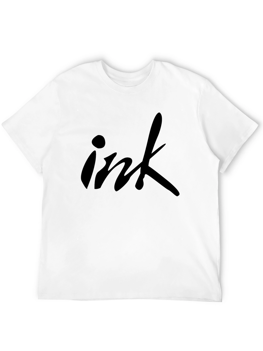 Ink Graphic Black T-Shirt - Trendy Mens Tee