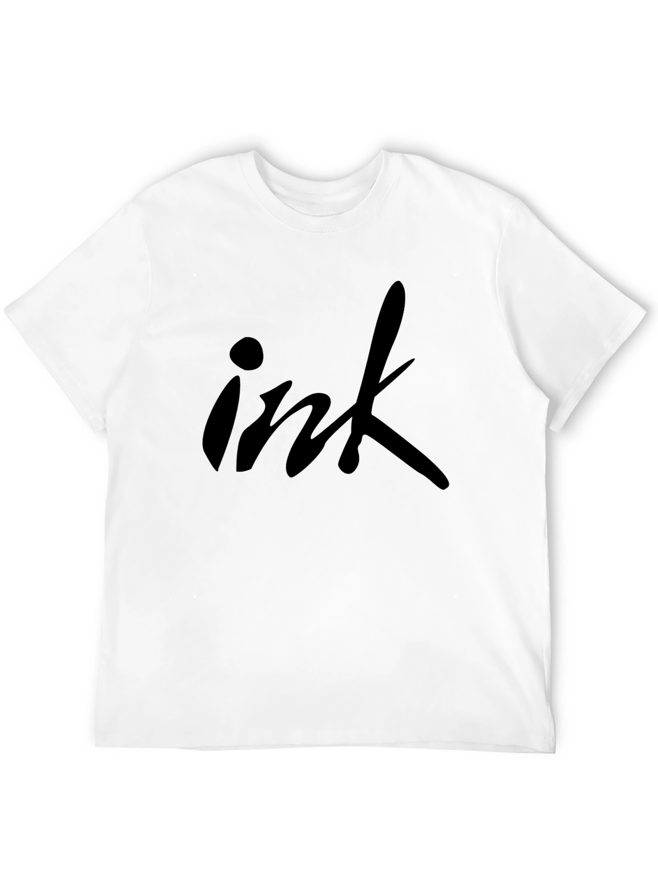 Ink Graphic Black T-Shirt - Trendy Mens Tee