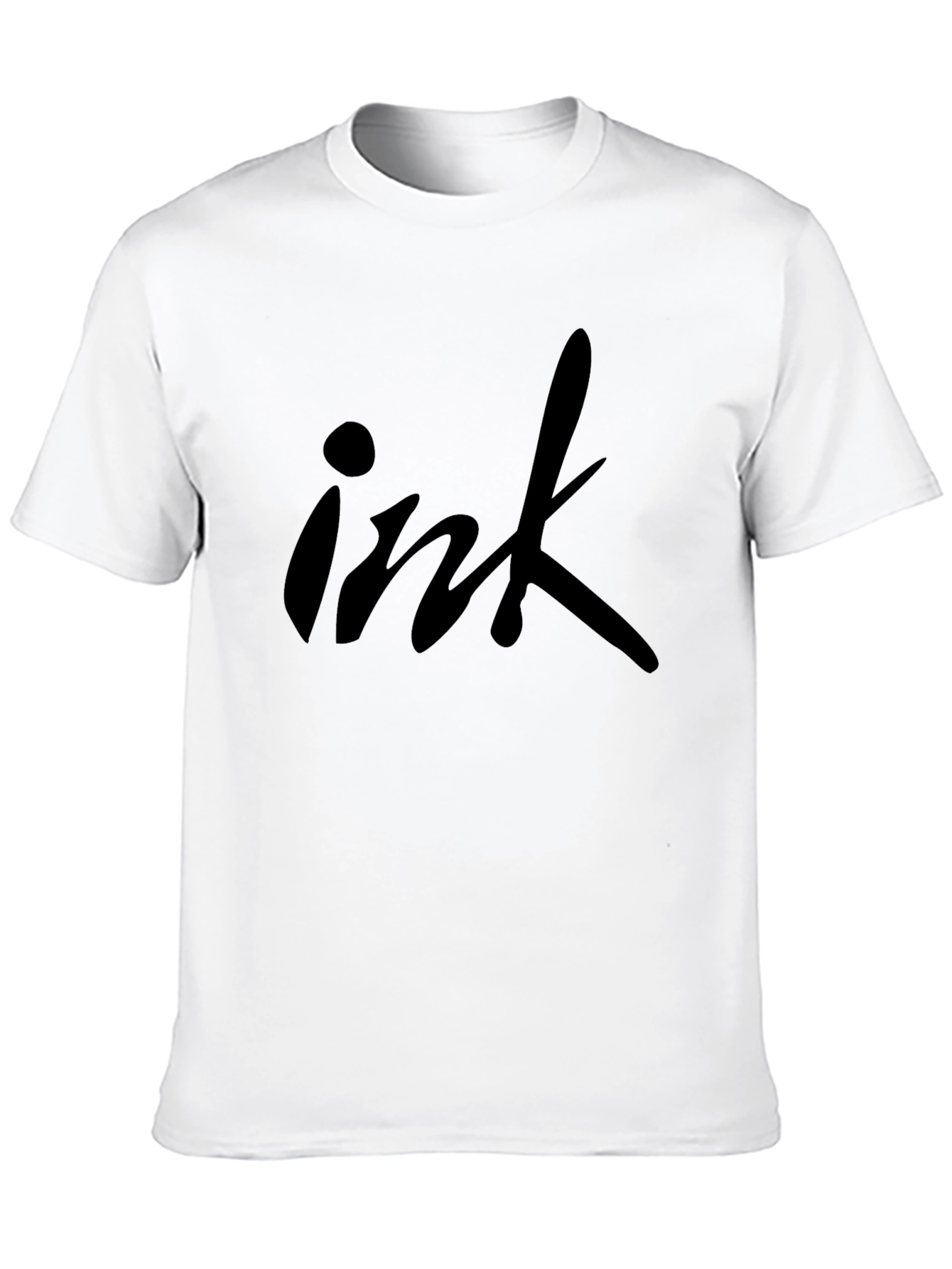 Ink Graphic Black T-Shirt - Trendy Mens Tee