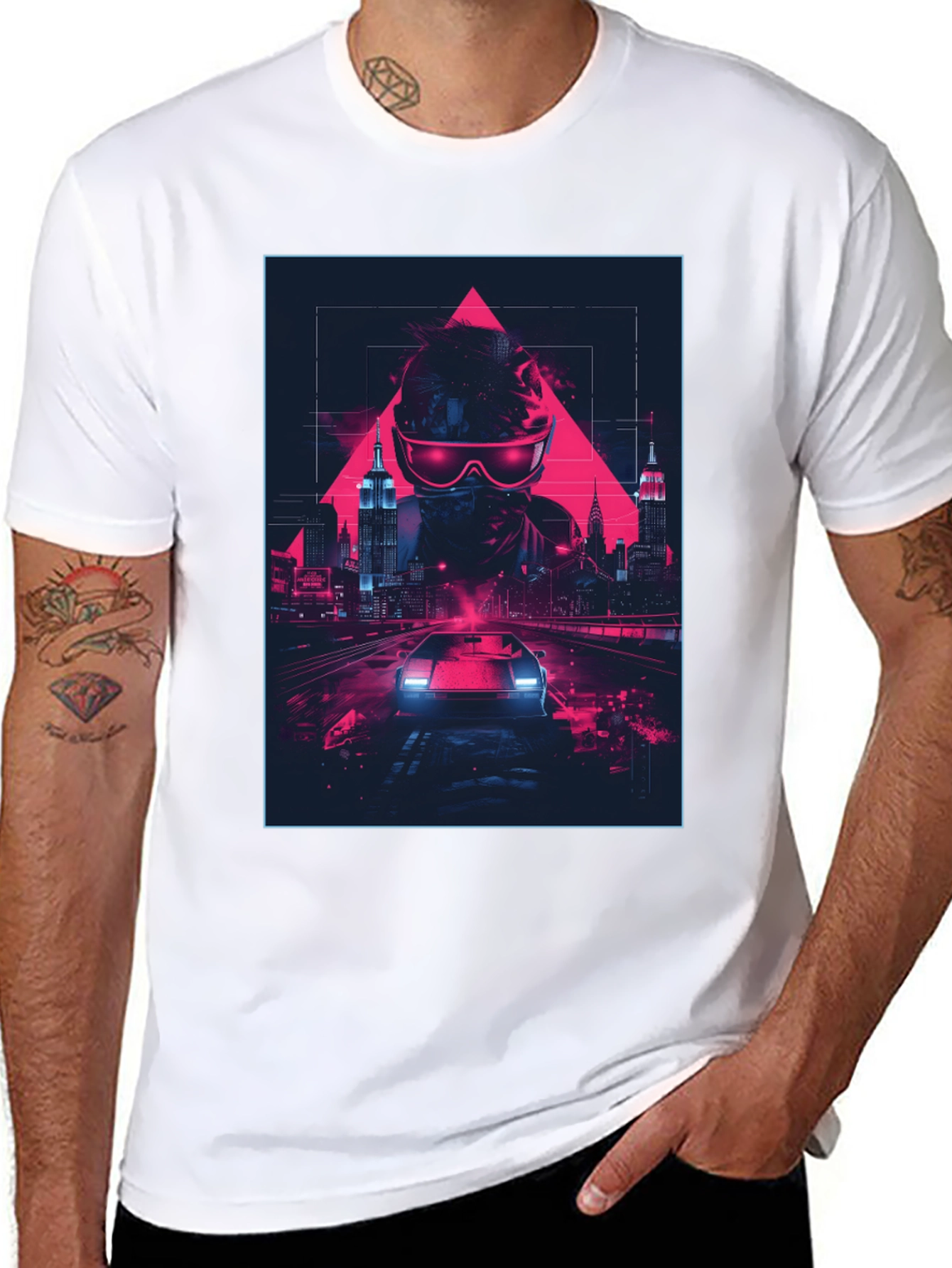 Retro Wave T-Shirt - Synthwave Style
