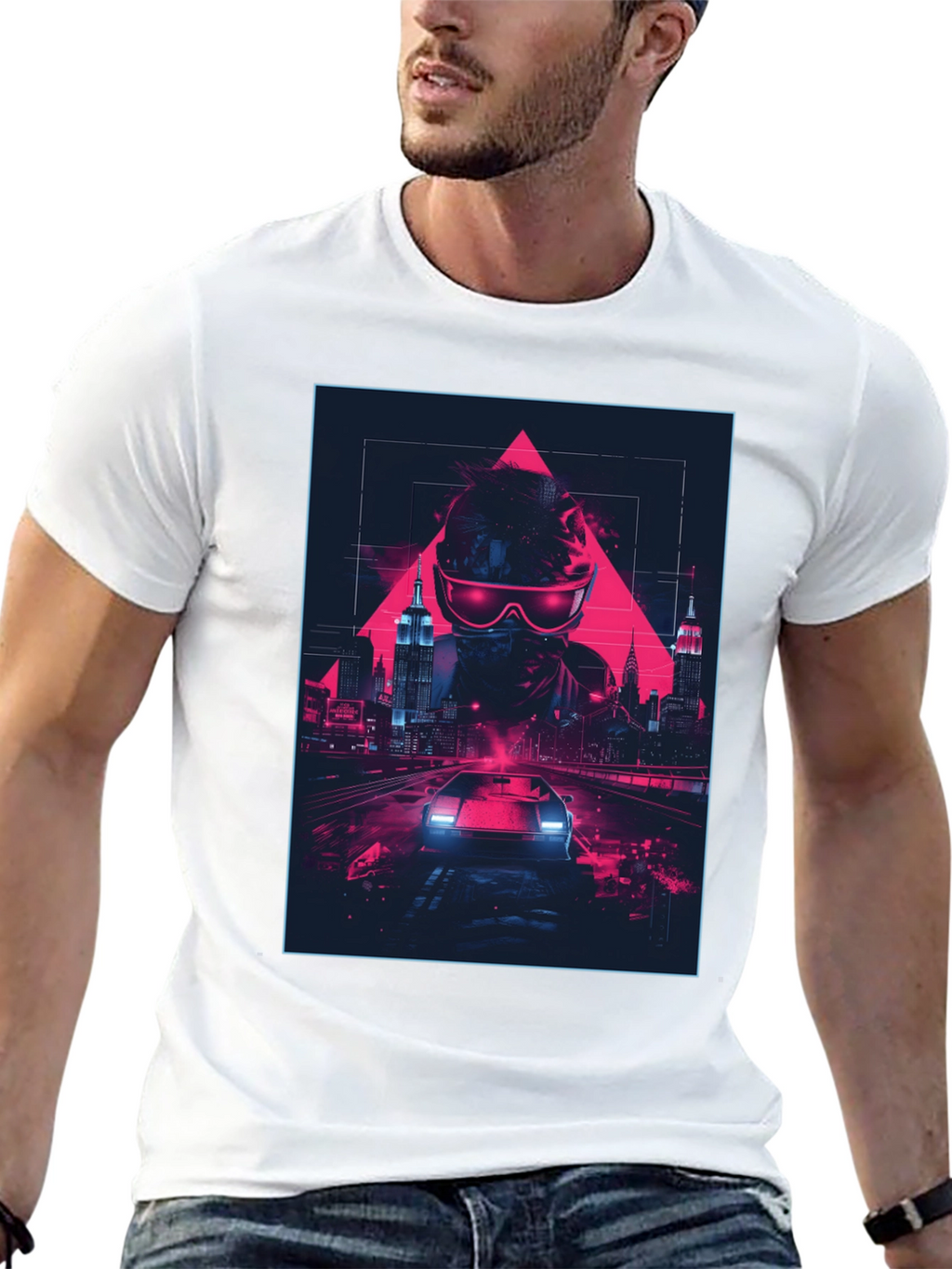 Retro Wave T-Shirt - Synthwave Style