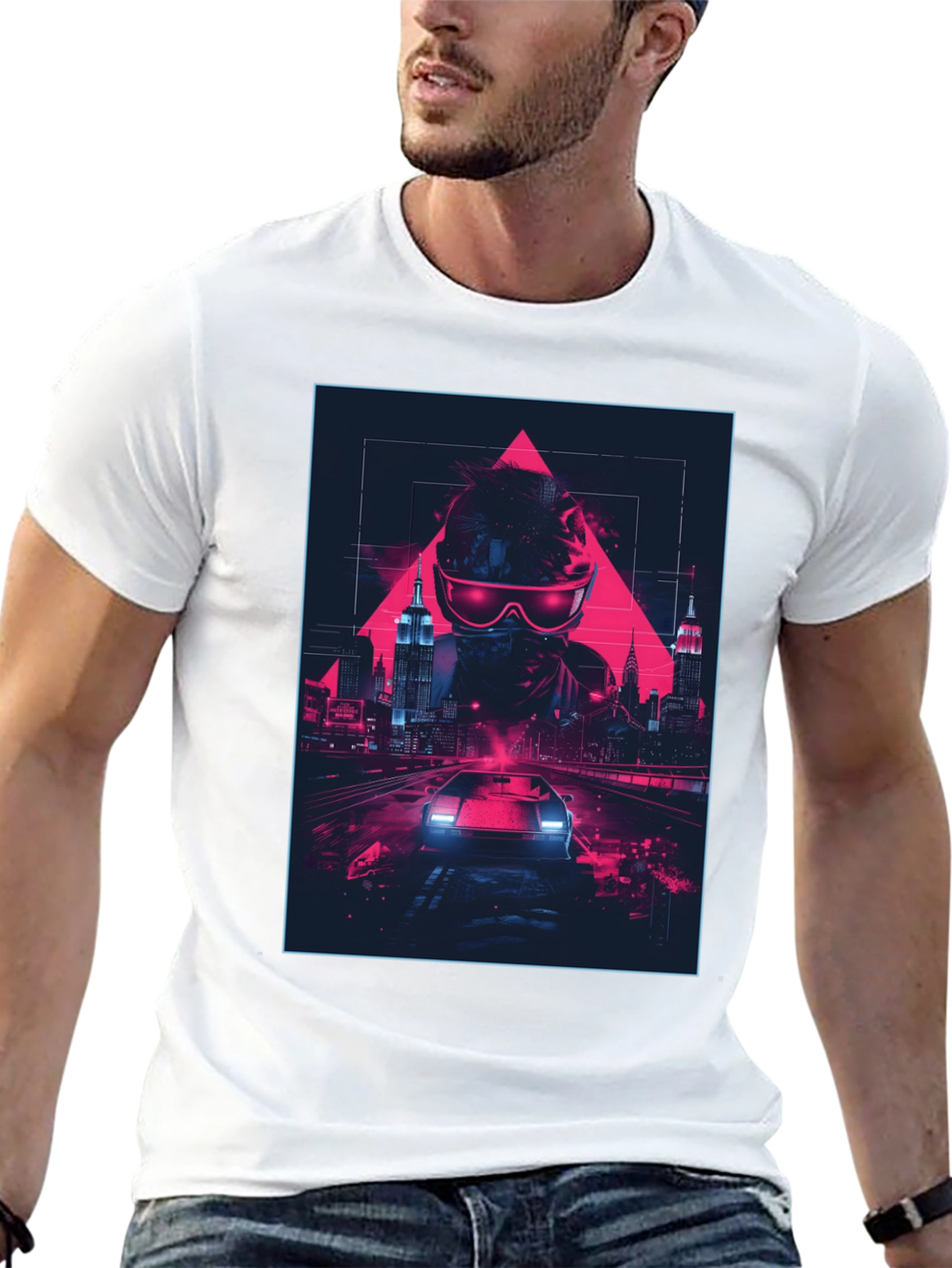 Retro Wave T-Shirt - Synthwave Style