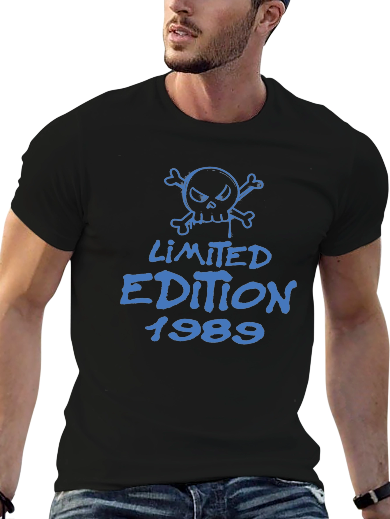 Limited Edition 1989 Skull Graphic T-Shirt