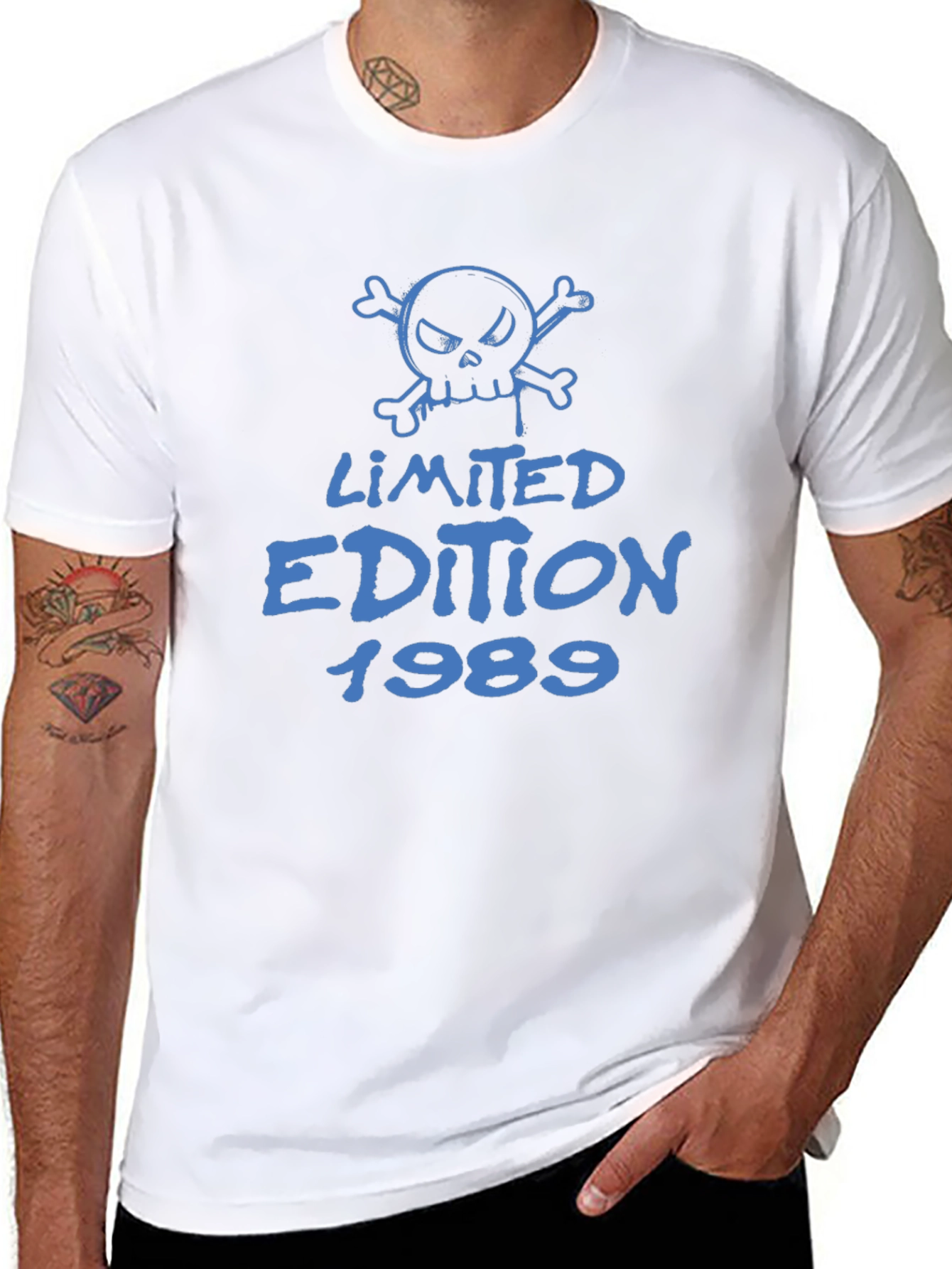 Limited Edition 1989 Skull Graphic T-Shirt