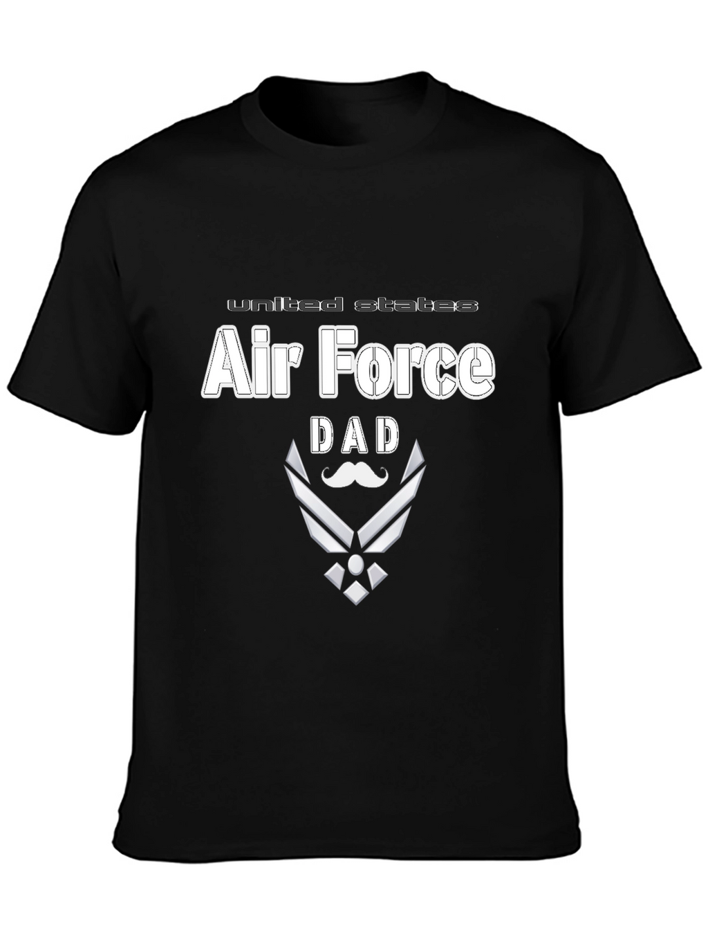 Air Force Dad T-Shirt - Black