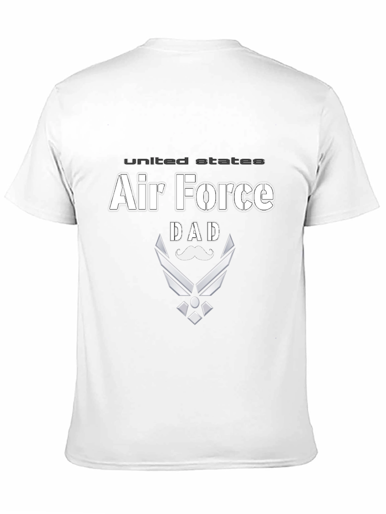 Air Force Dad T-Shirt - Black