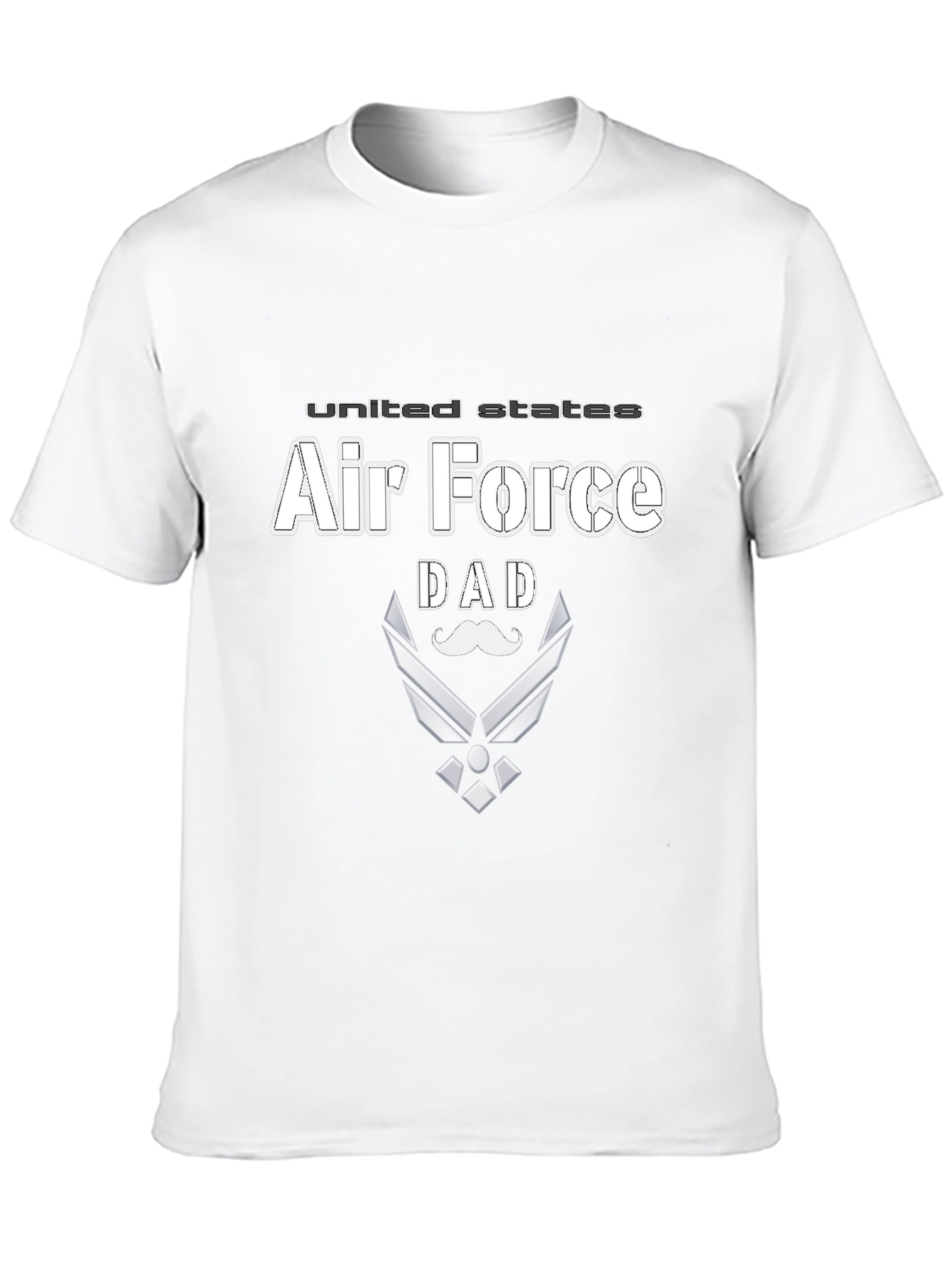 Air Force Dad T-Shirt - Black