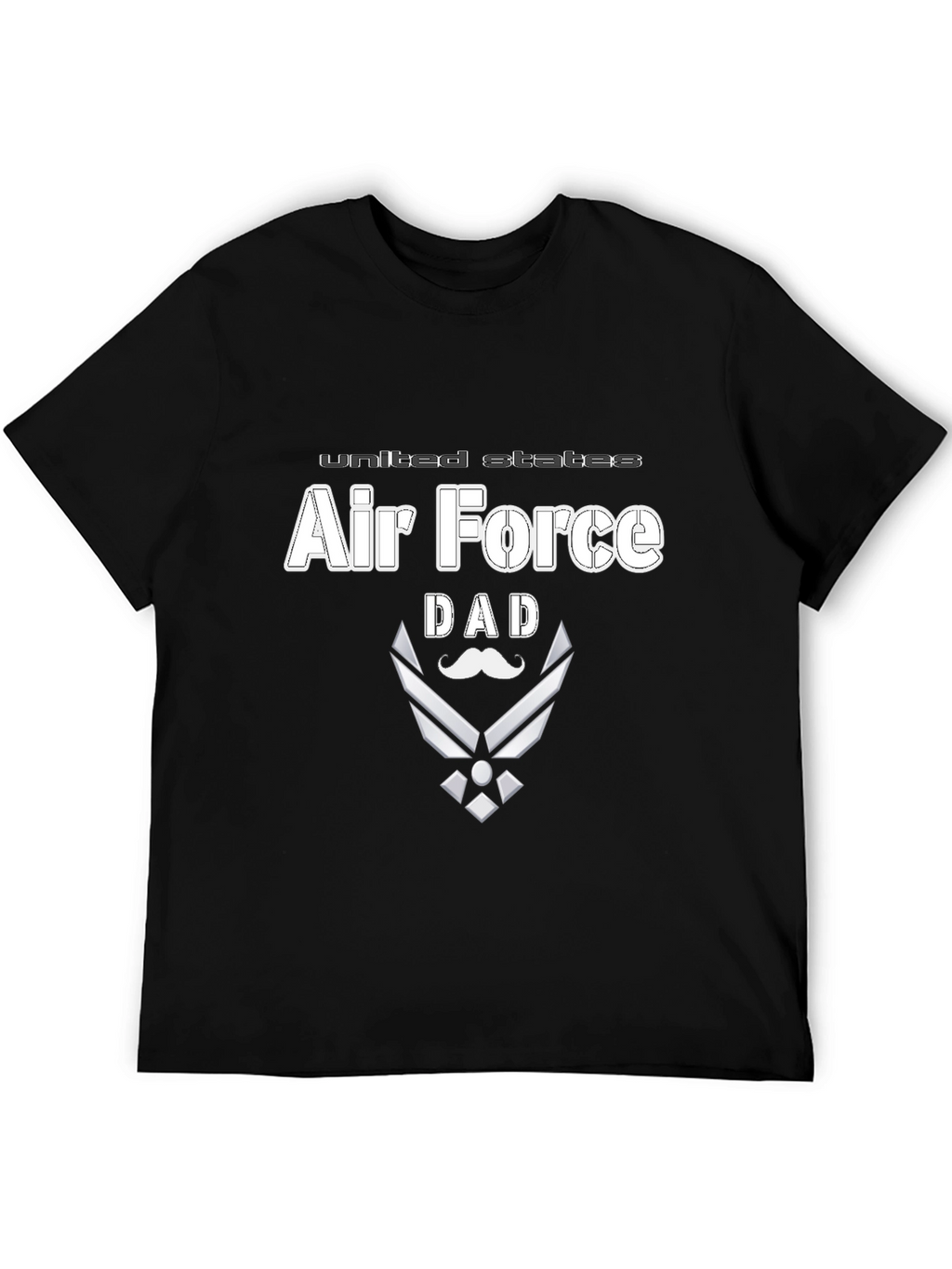 Air Force Dad T-Shirt - Black
