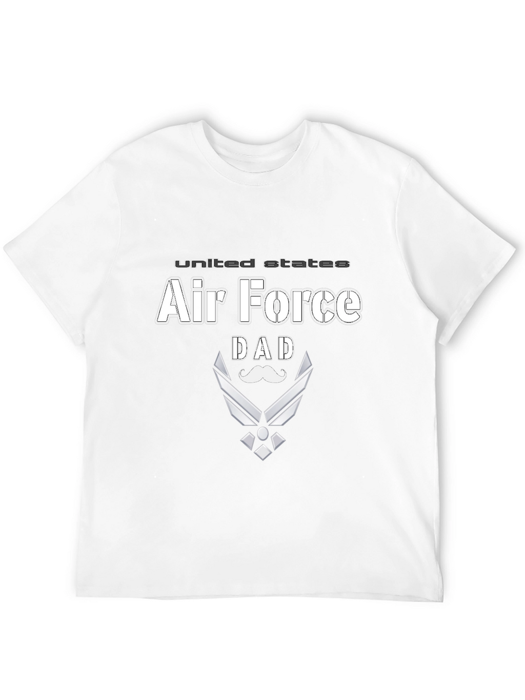 Air Force Dad T-Shirt - Black