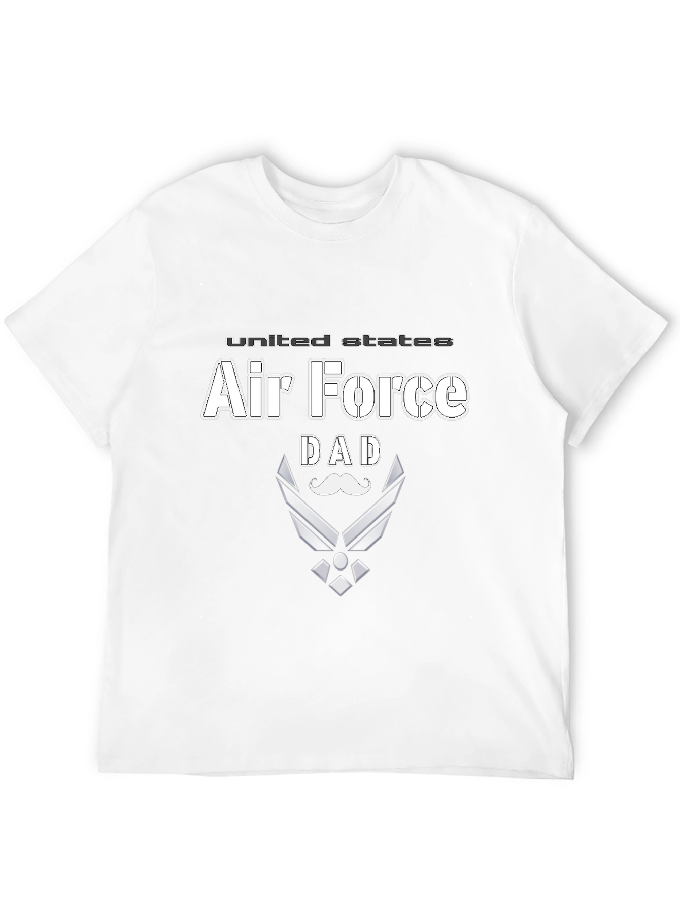 Air Force Dad T-Shirt - Black