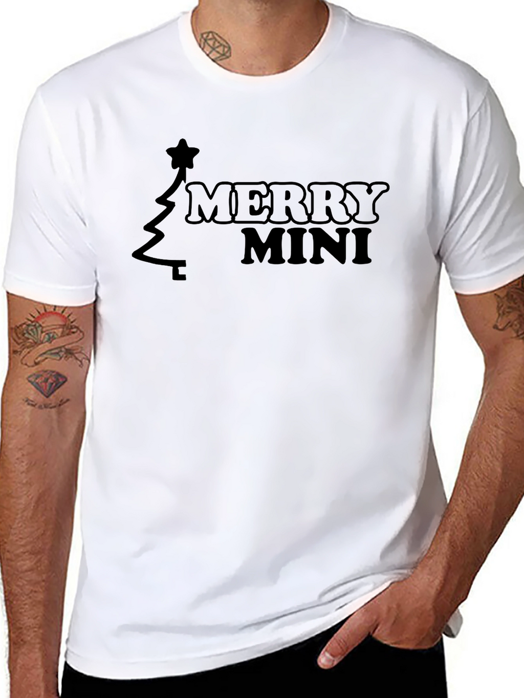 Merry Mini Christmas T-Shirt - Holiday Tee