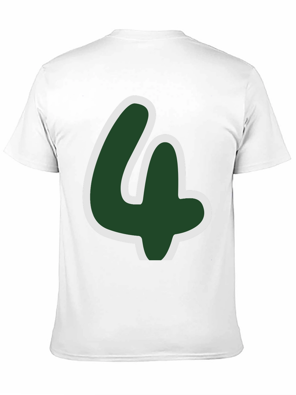 Lucky Number Four T-Shirt - Fun Graphic Tee
