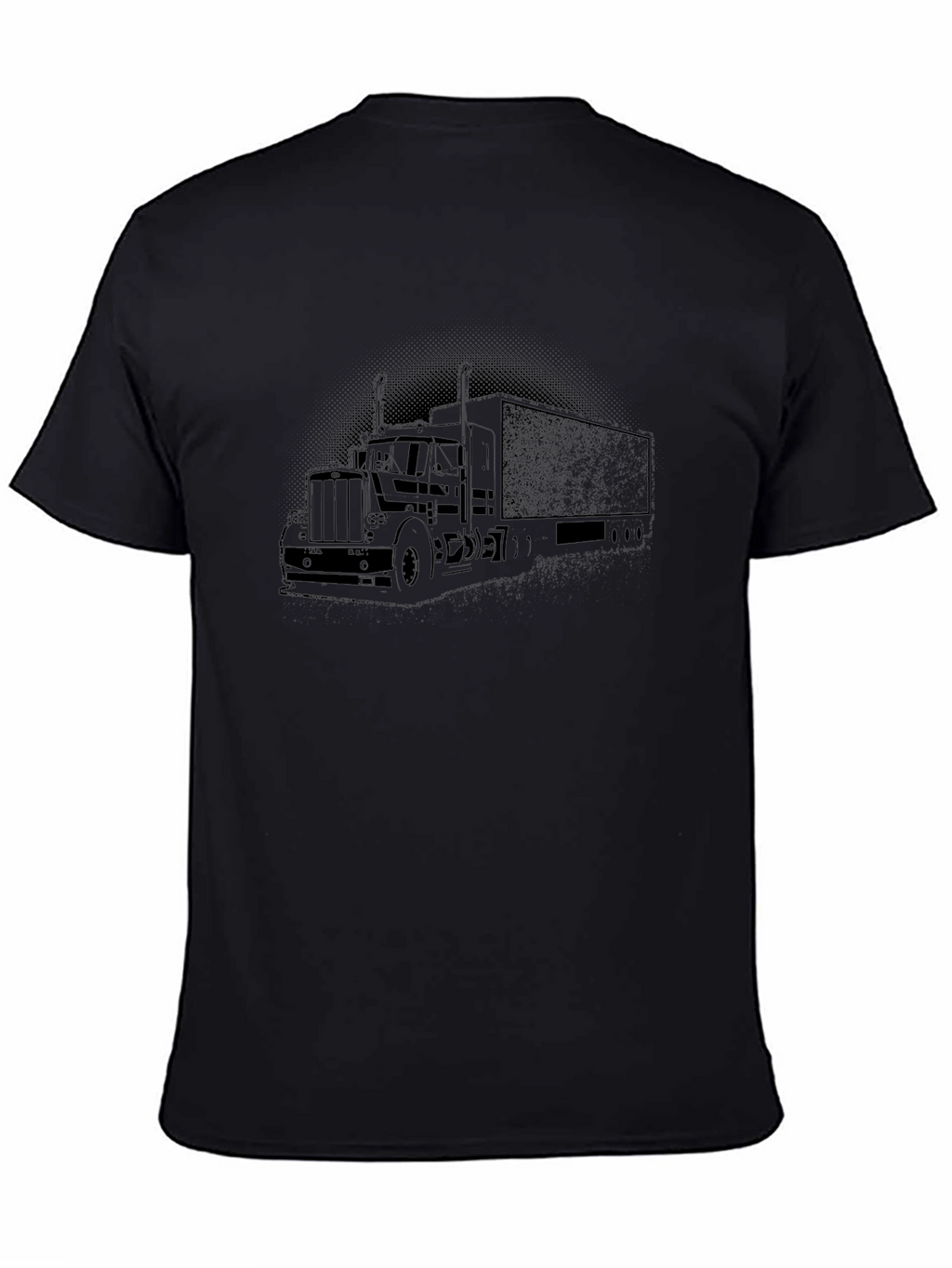 Trucker Tee - Semi Truck Graphic T-Shirt