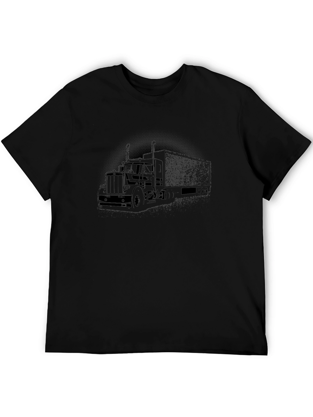 Trucker Tee - Semi Truck Graphic T-Shirt