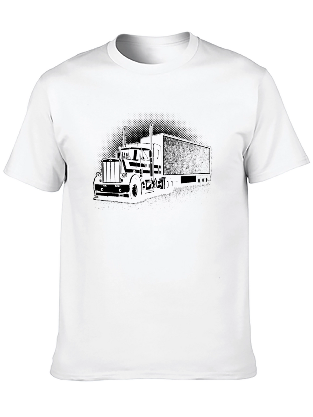 Trucker Tee - Semi Truck Graphic T-Shirt
