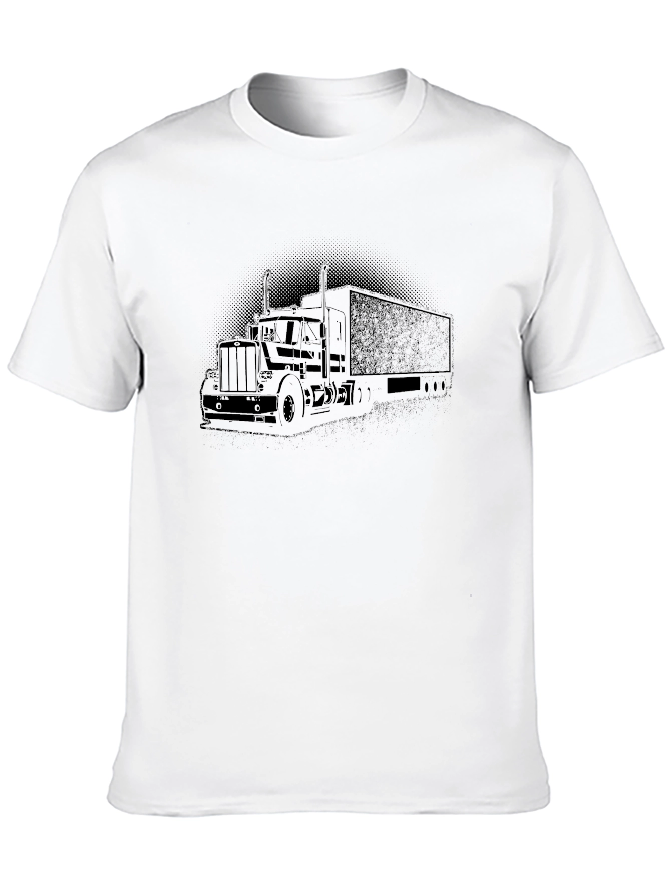 Trucker Tee - Semi Truck Graphic T-Shirt