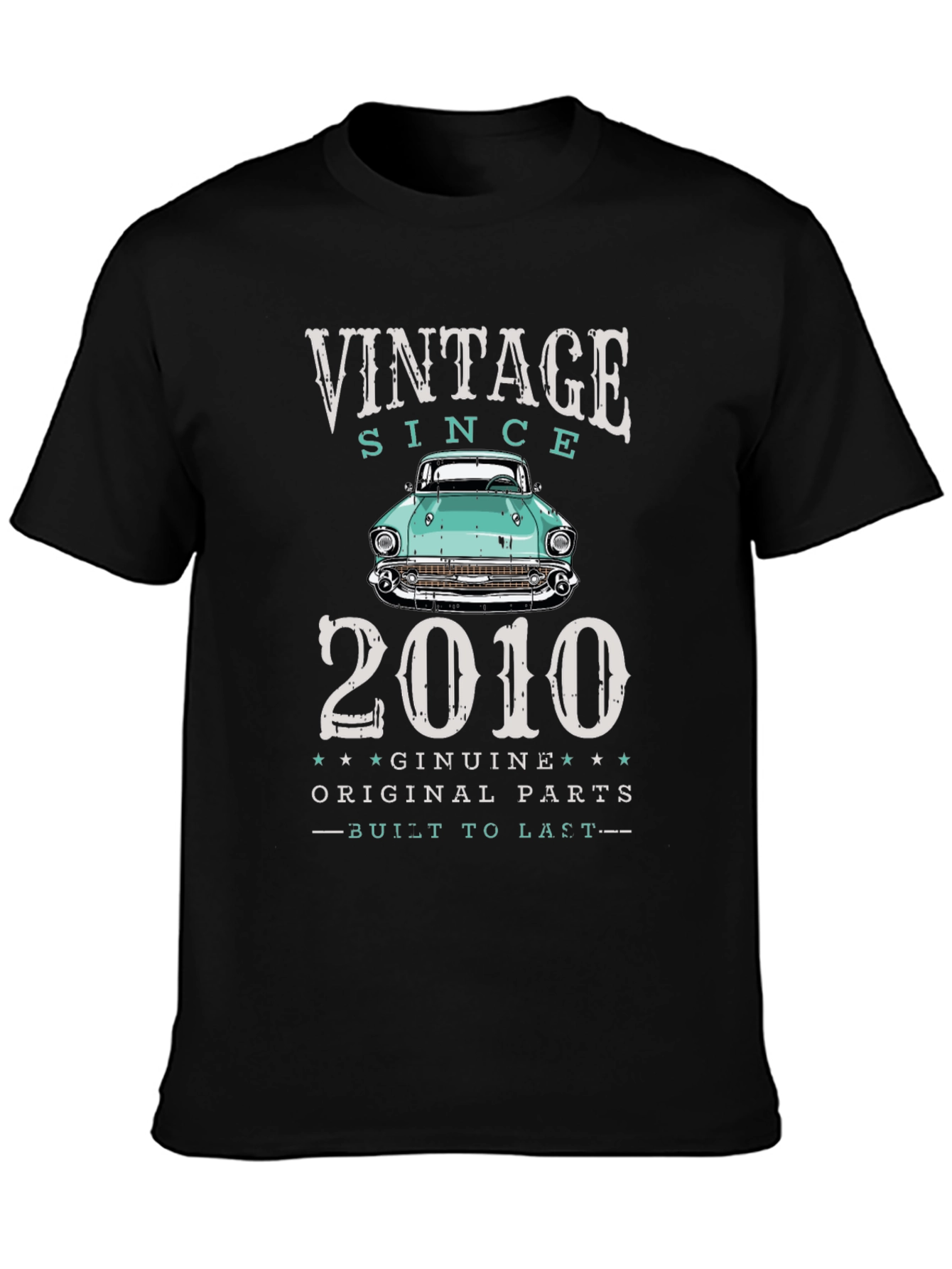Vintage Since 2010 Car T-Shirt
