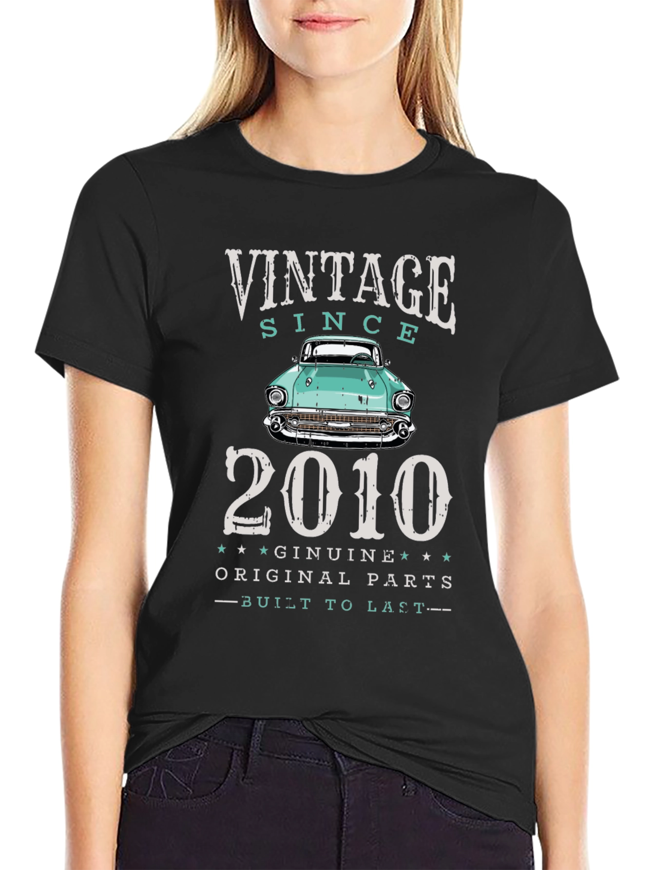 Vintage Since 2010 Car T-Shirt