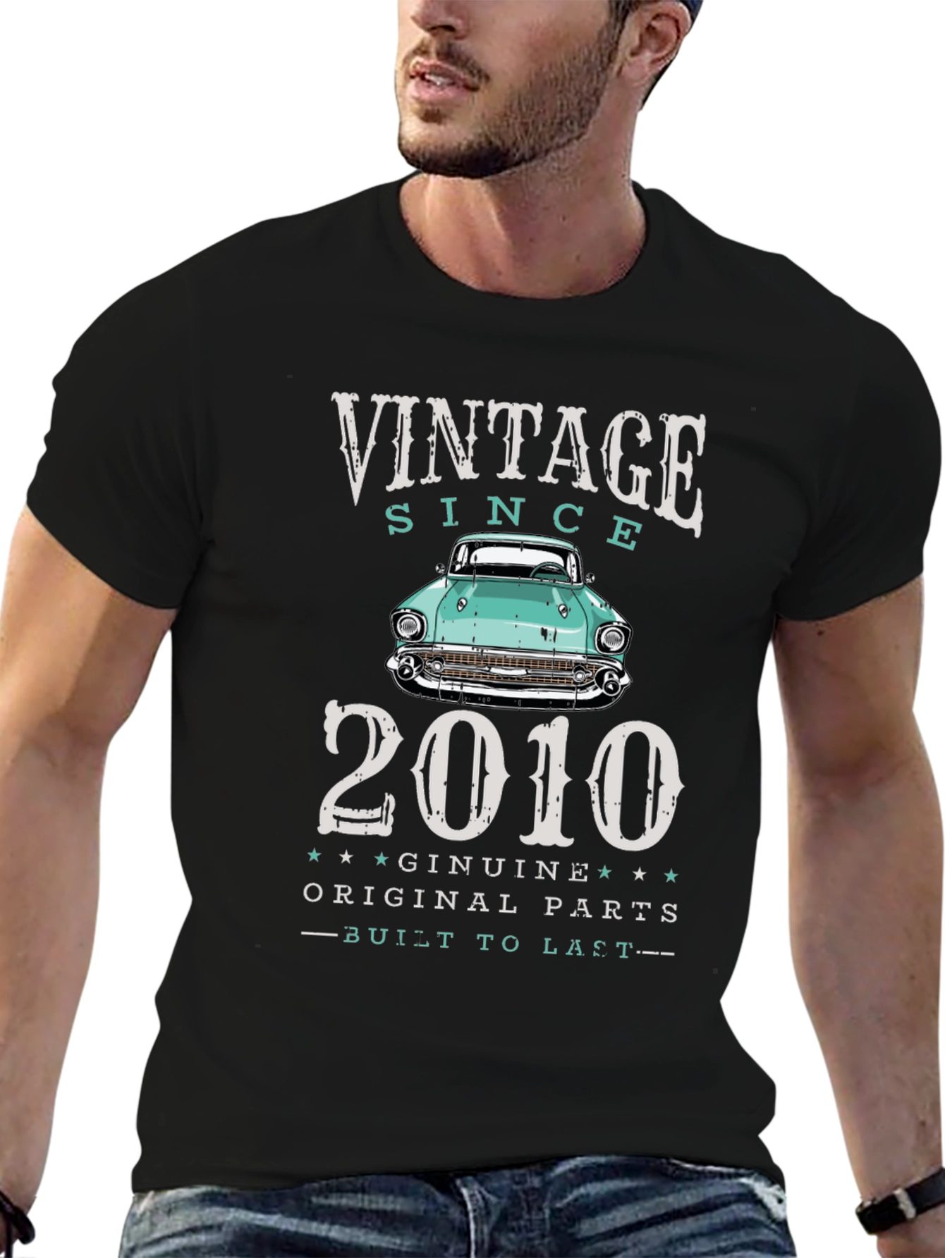 Vintage Since 2010 Car T-Shirt