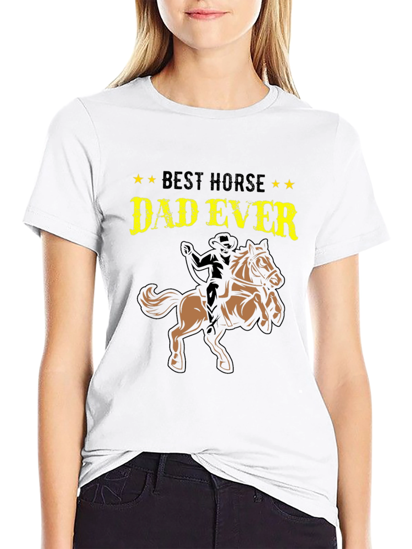 Best Horse Dad Ever T-Shirt - Equestrian Gift