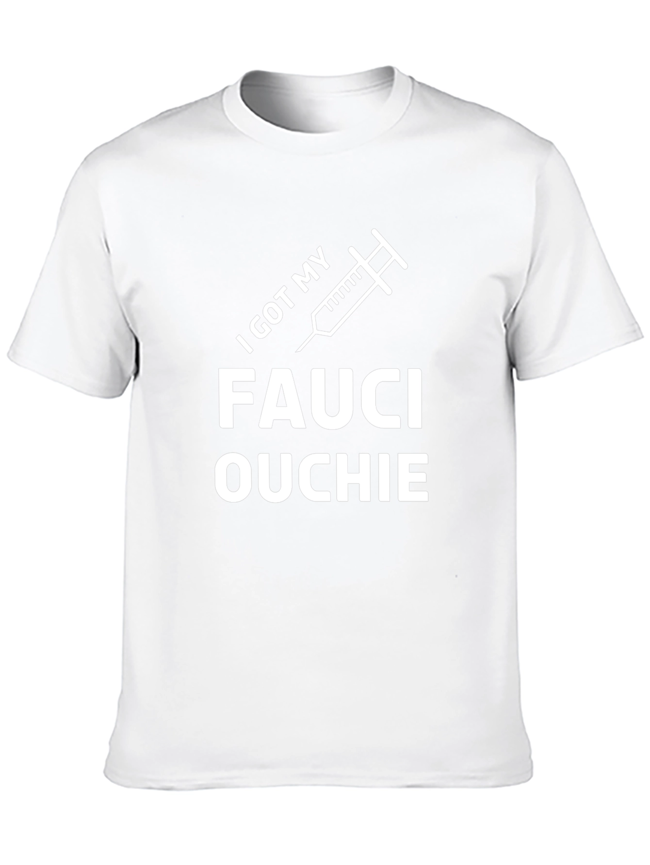 I Got My Fauci Ouchie Black T-Shirt