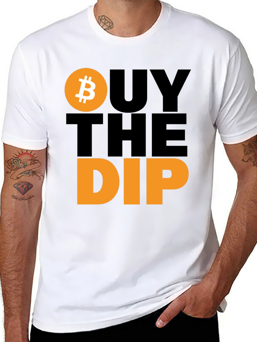 Buy the Dip Bitcoin T-Shirt - Crypto HODL