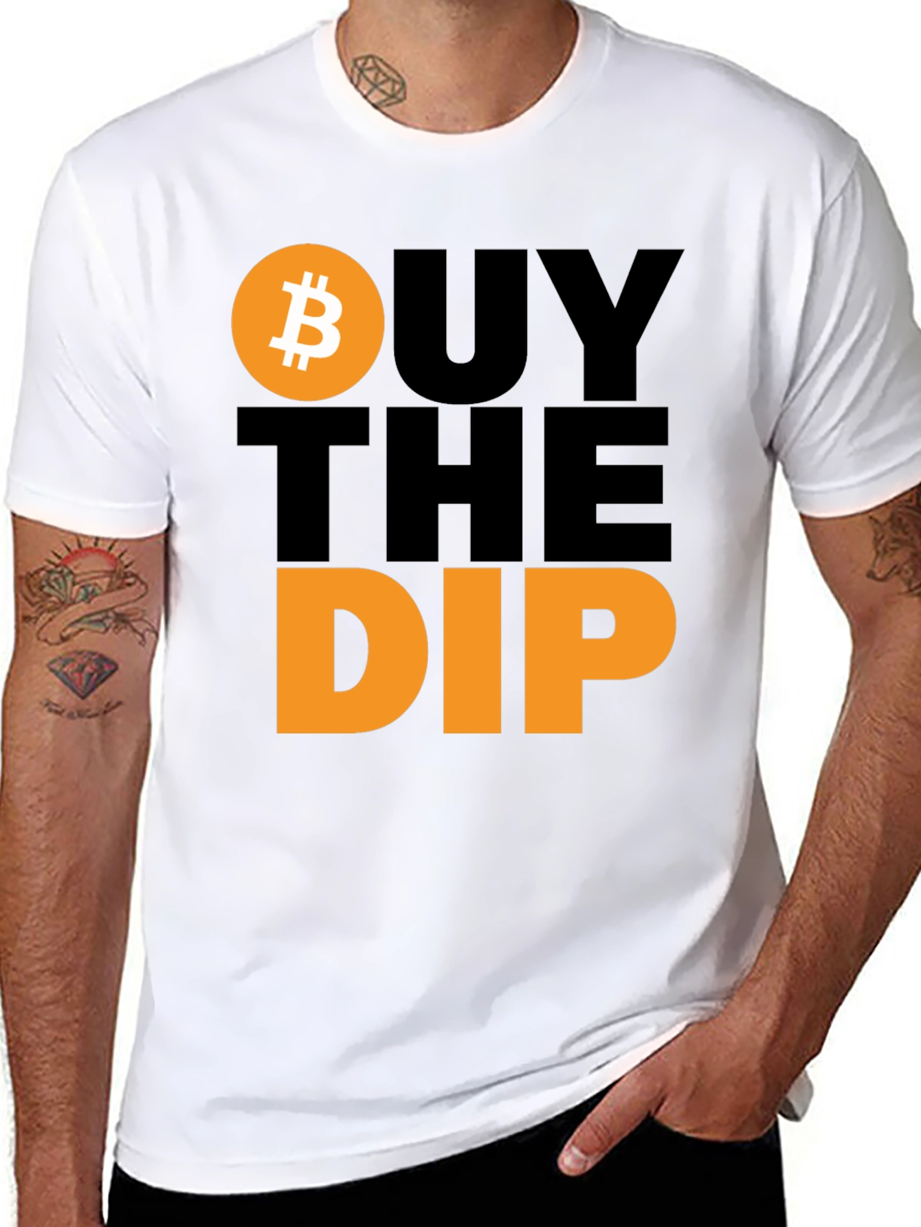 Buy the Dip Bitcoin T-Shirt - Crypto HODL
