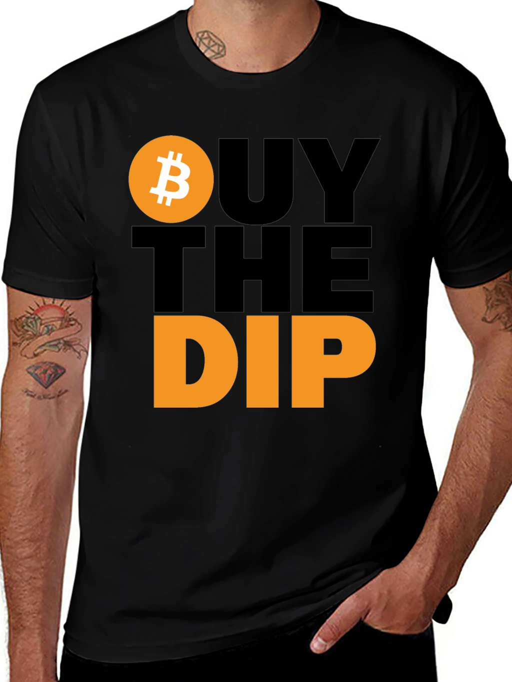 Buy the Dip Bitcoin T-Shirt - Crypto HODL