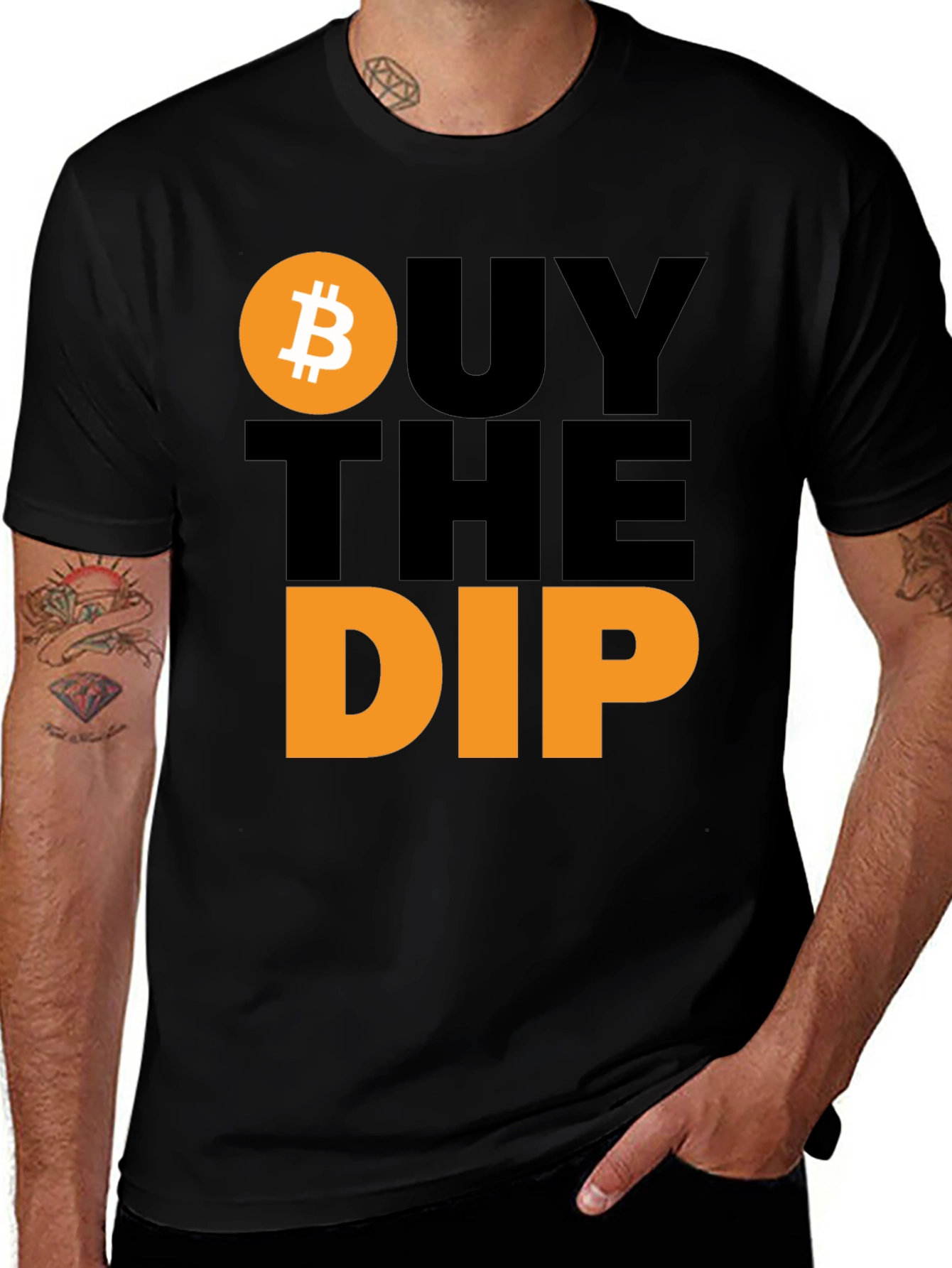 Buy the Dip Bitcoin T-Shirt - Crypto HODL