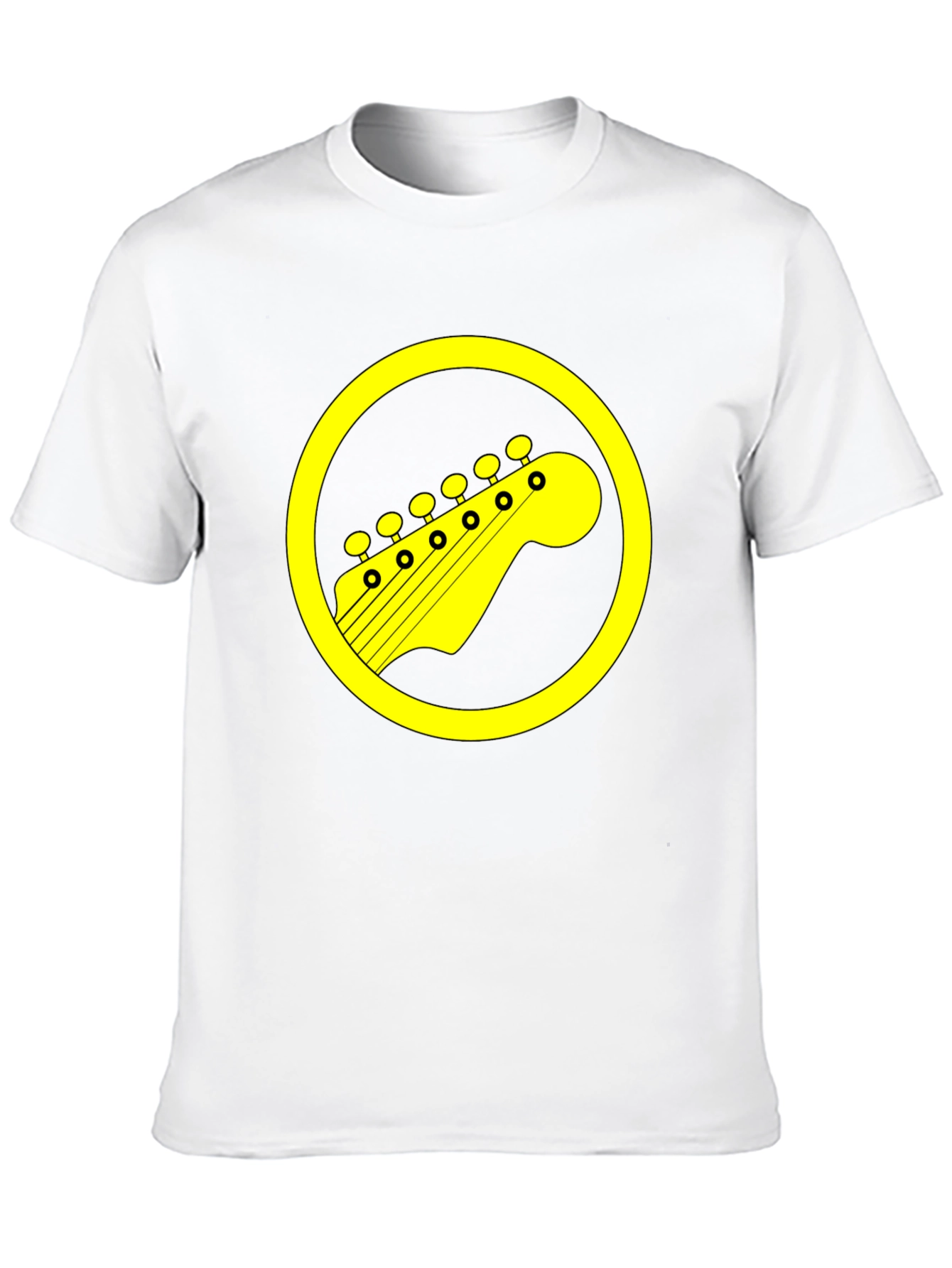 Guitar Headstock Graphic Tee - Rock On!