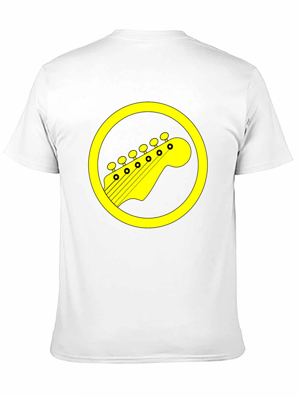 Guitar Headstock Graphic Tee - Rock On!