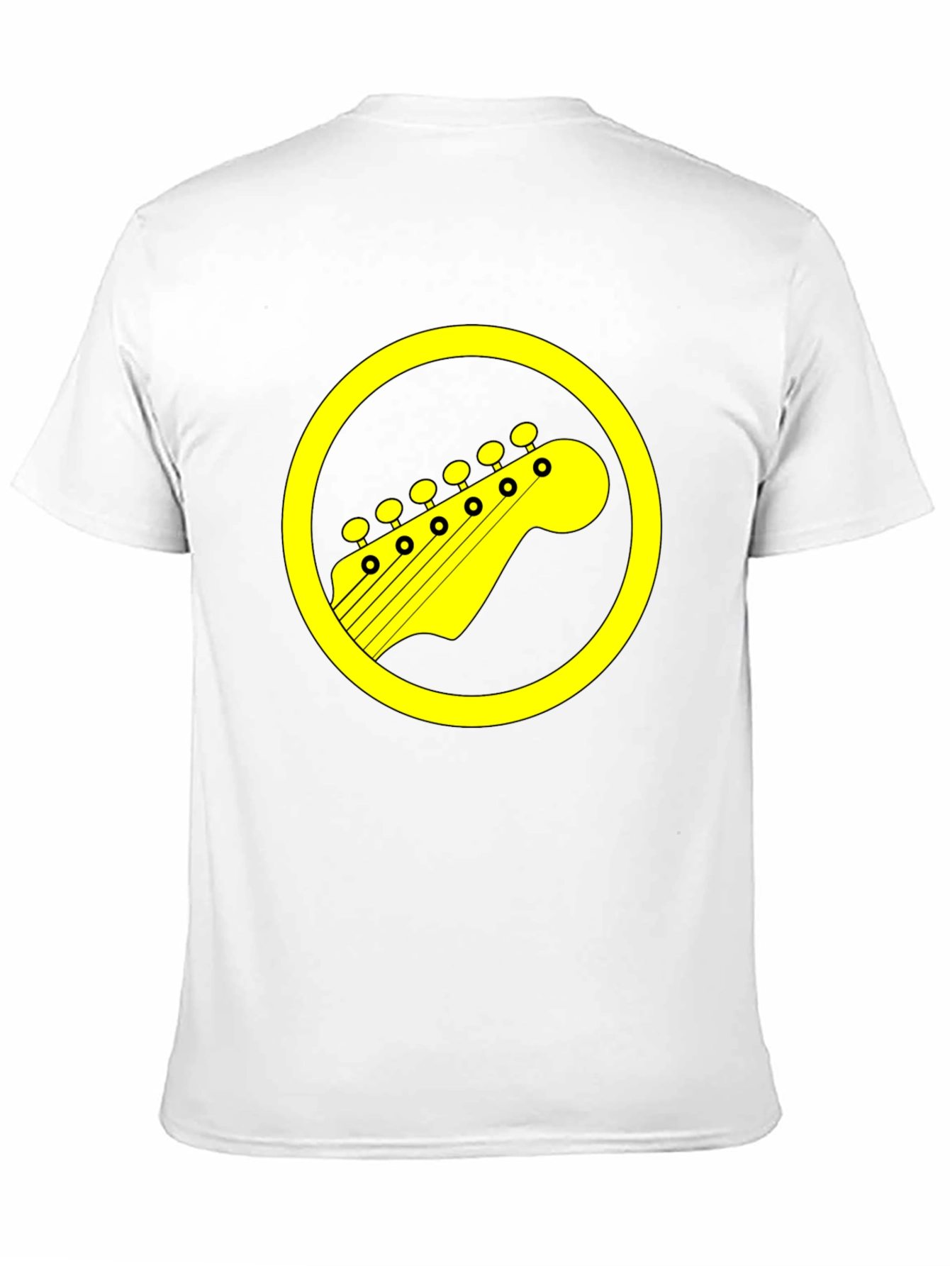Guitar Headstock Graphic Tee - Rock On!