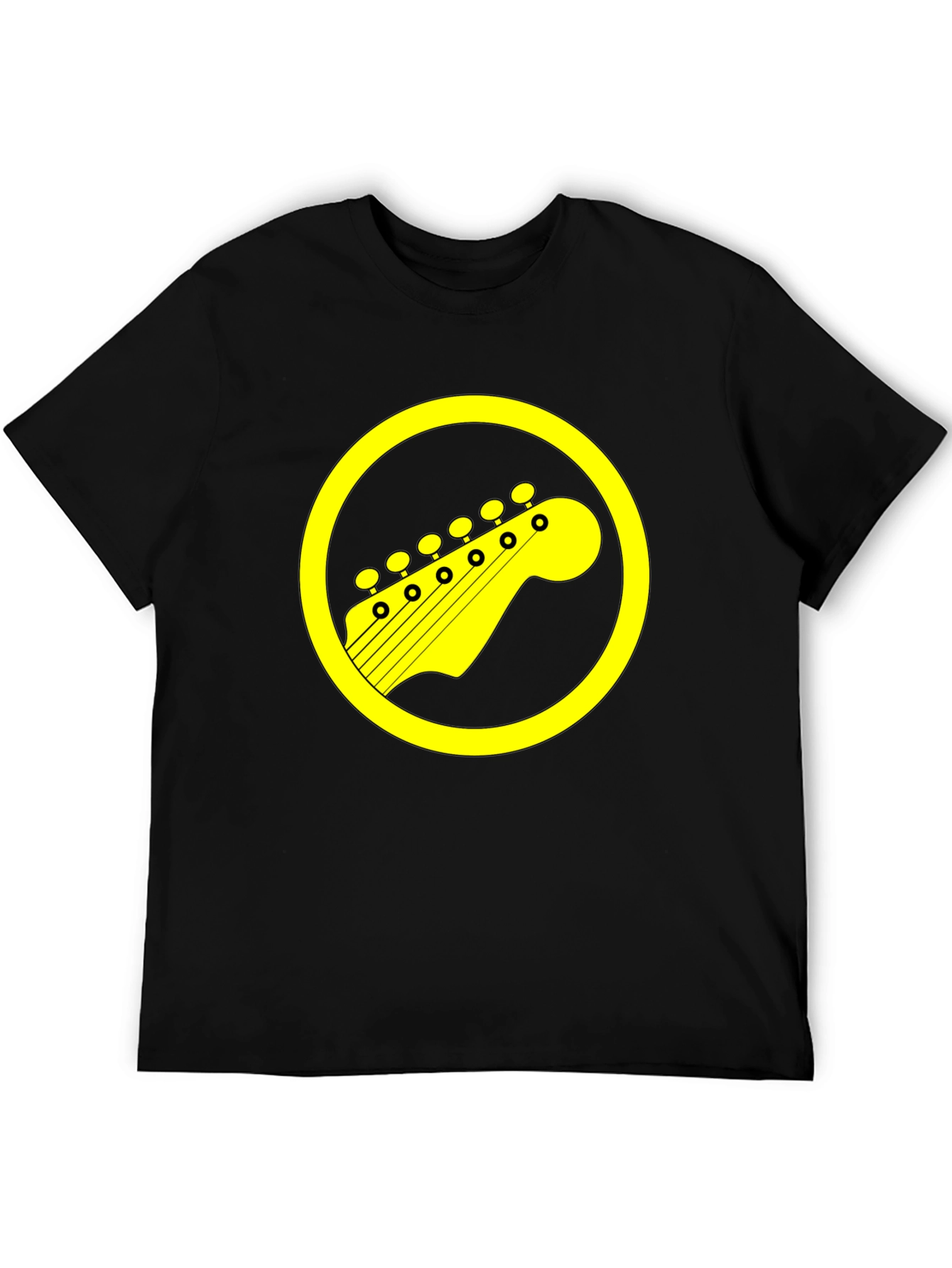 Guitar Headstock Graphic Tee - Rock On!