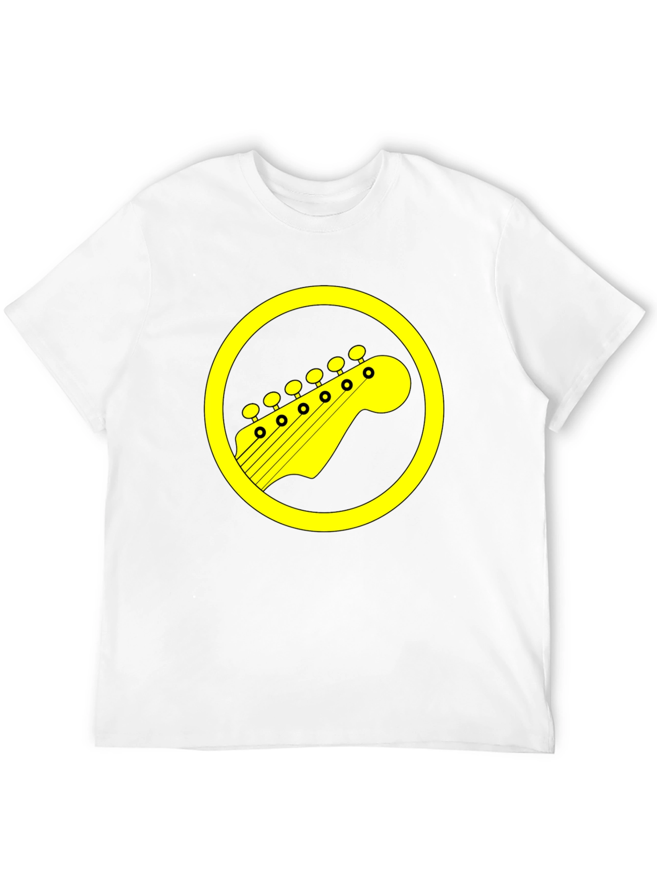 Guitar Headstock Graphic Tee - Rock On!