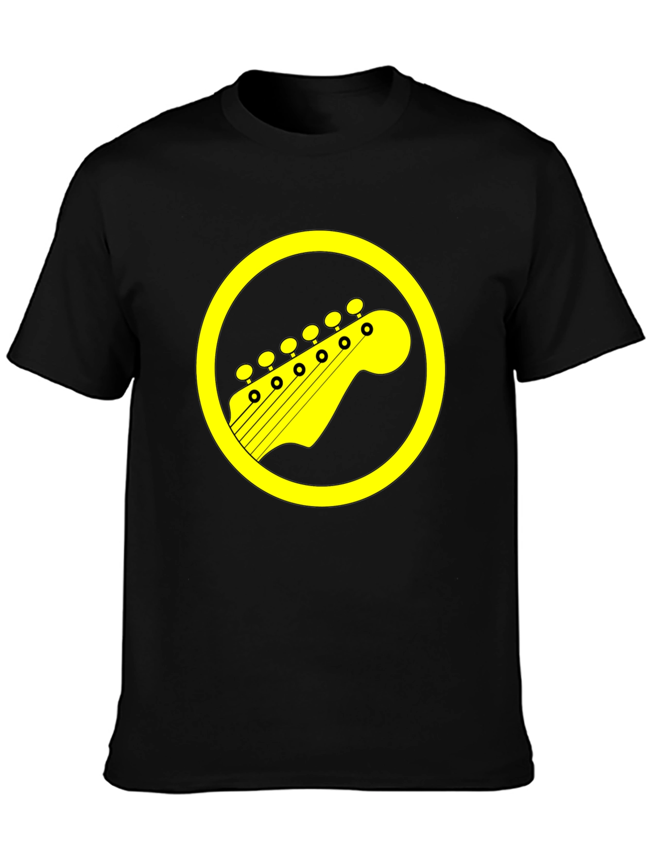 Guitar Headstock Graphic Tee - Rock On!