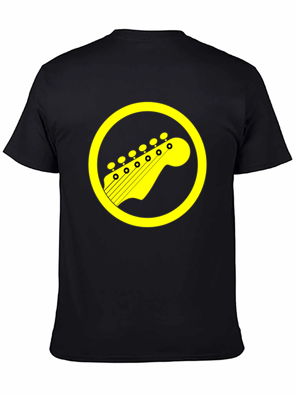 Guitar Headstock Graphic Tee - Rock On!
