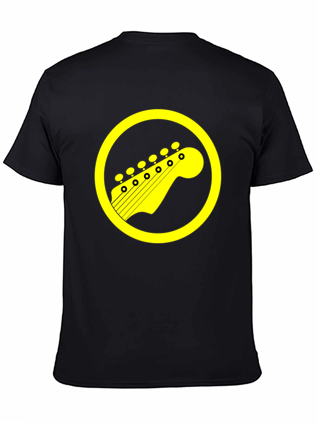 Guitar Headstock Graphic Tee - Rock On!