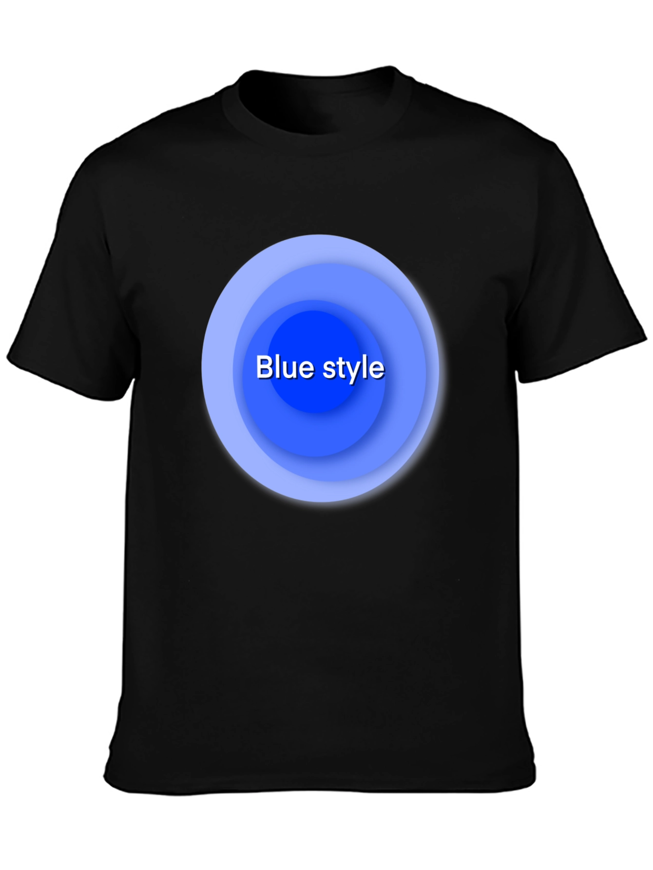 Blue Style Graphic T-Shirt