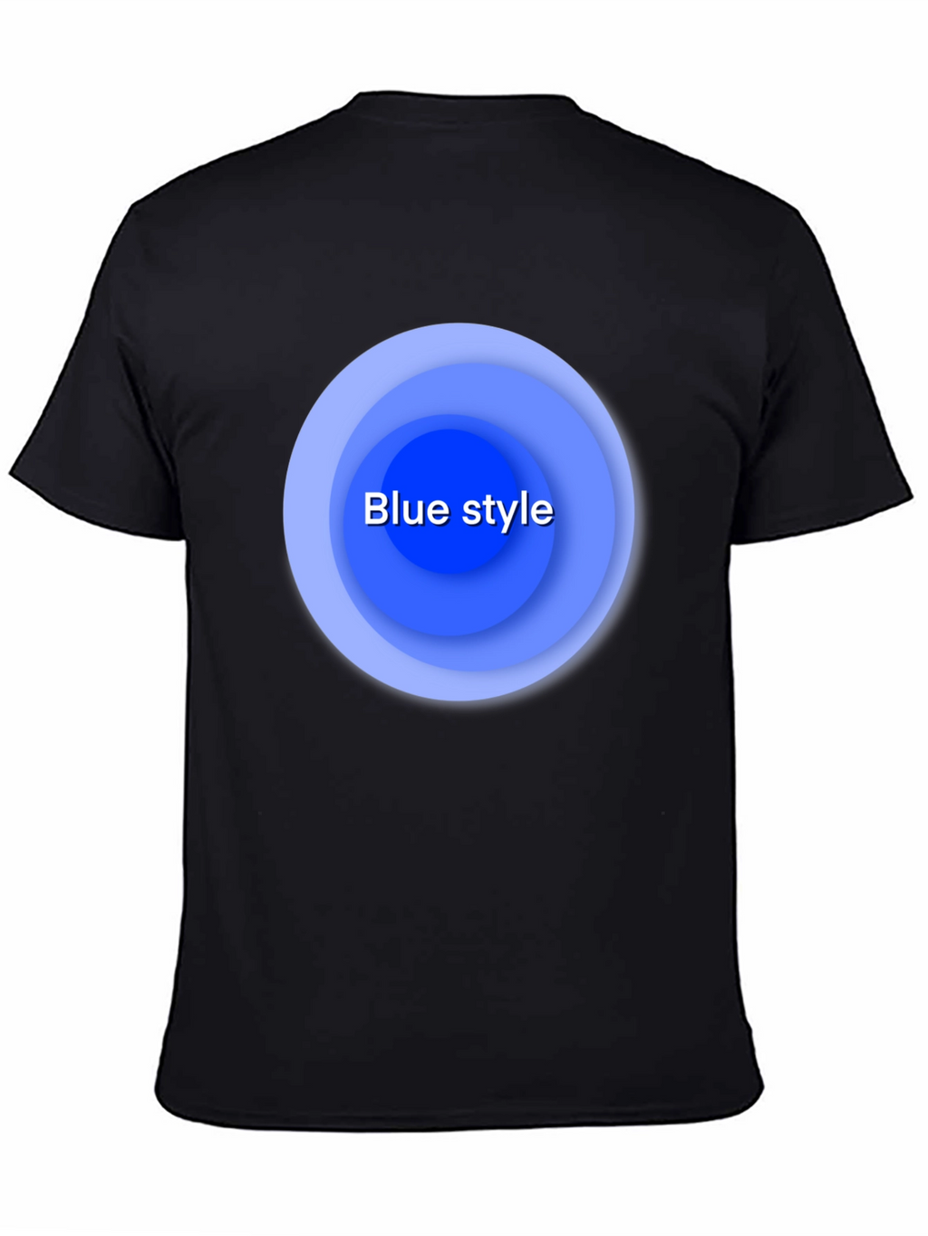 Blue Style Graphic T-Shirt