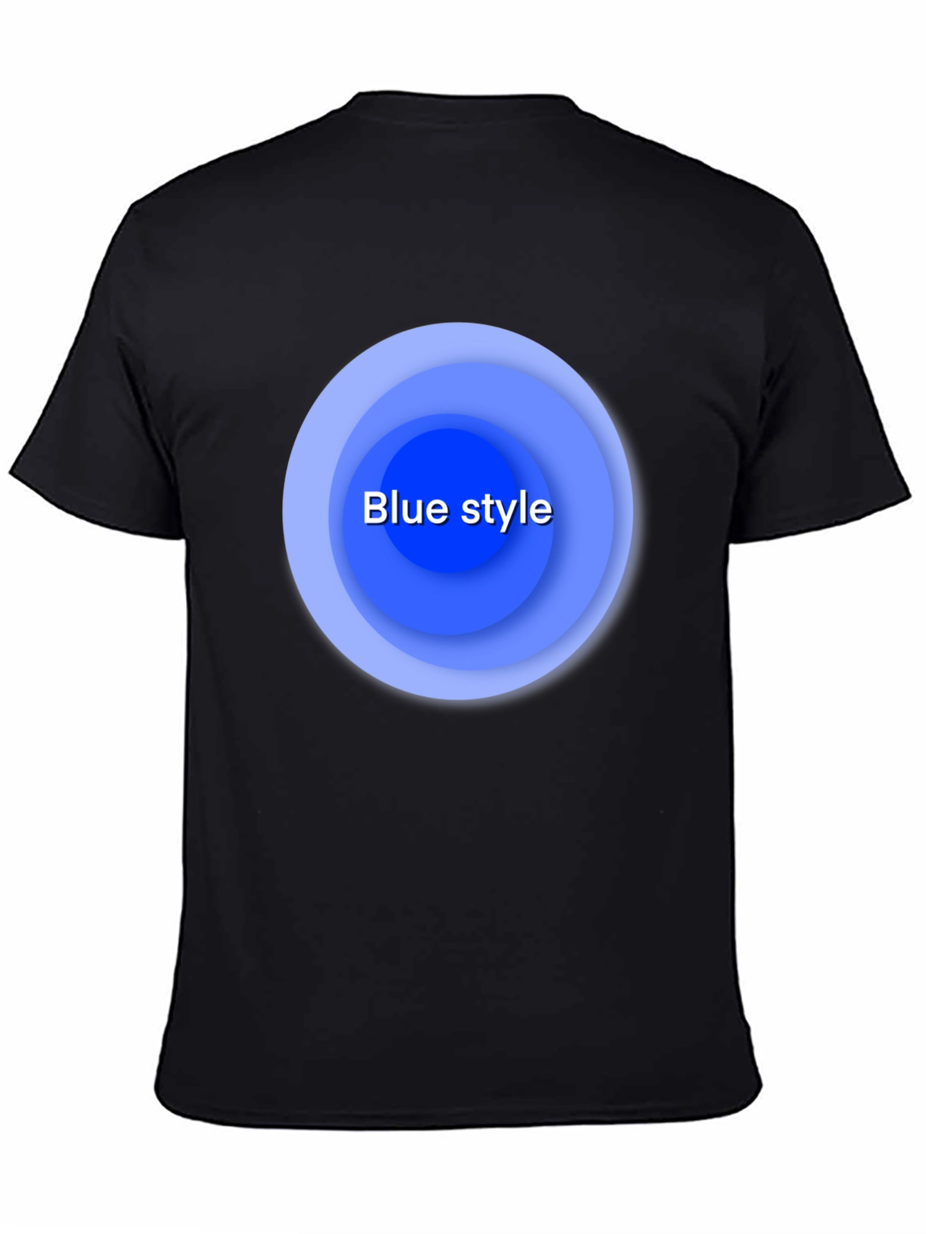Blue Style Graphic T-Shirt
